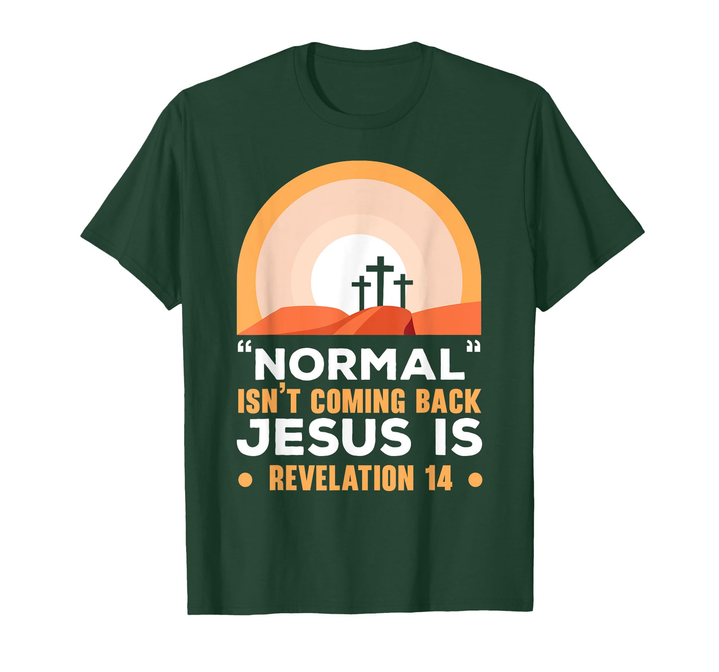 Normal Isn't Coming Back Jesus Is Christian Believer T-Shirt