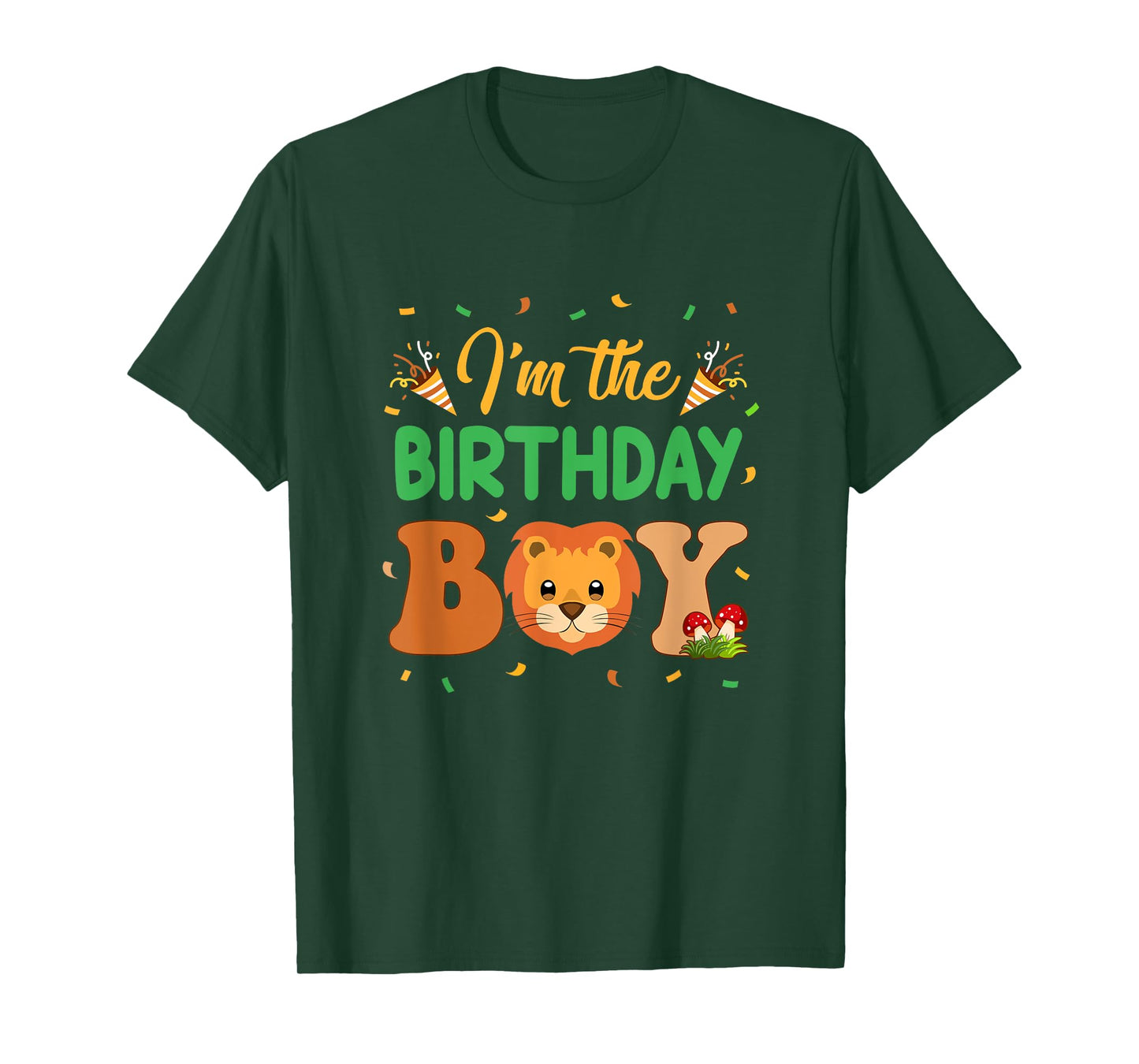 I'm The Birthday Boy Lion Family Party Decorations T-Shirt