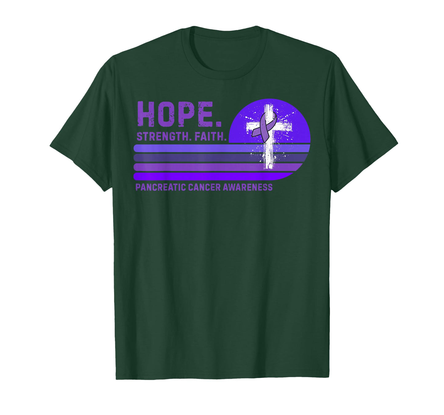 Faith Pancreatic Cancer Awareness T-Shirt