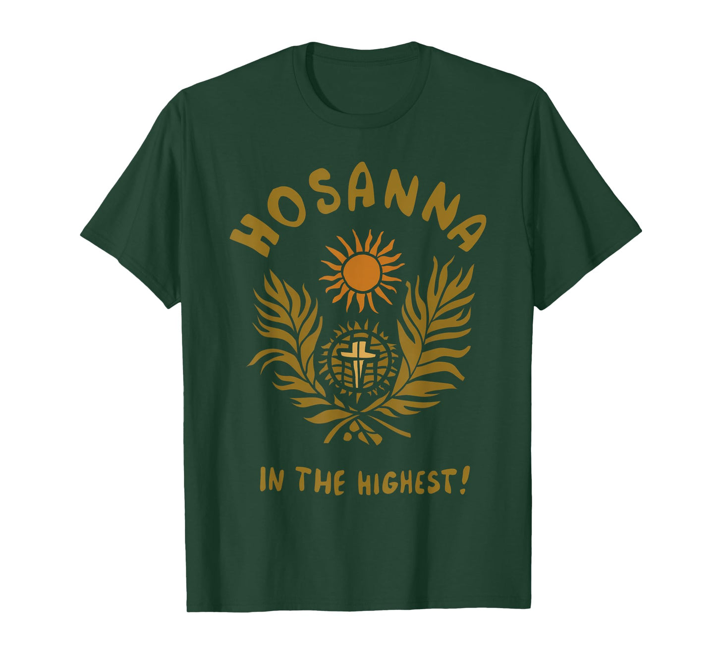 Vintage Palm Sunday Hosanna In The Highest Christian Easter T-Shirt