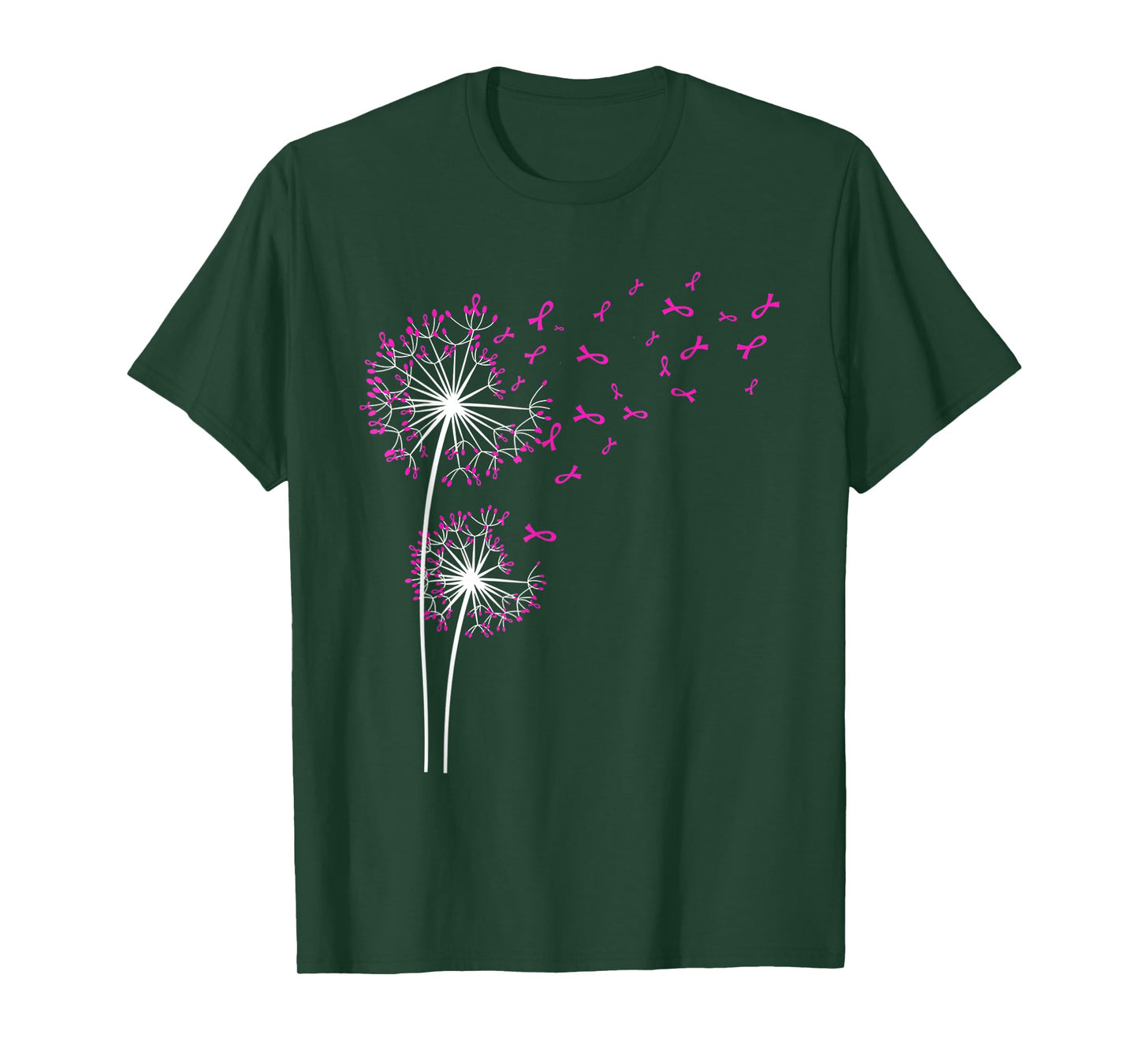 Breast Cancer Awareness Faith Hope Love Sun Flower Ribbon T-Shirt