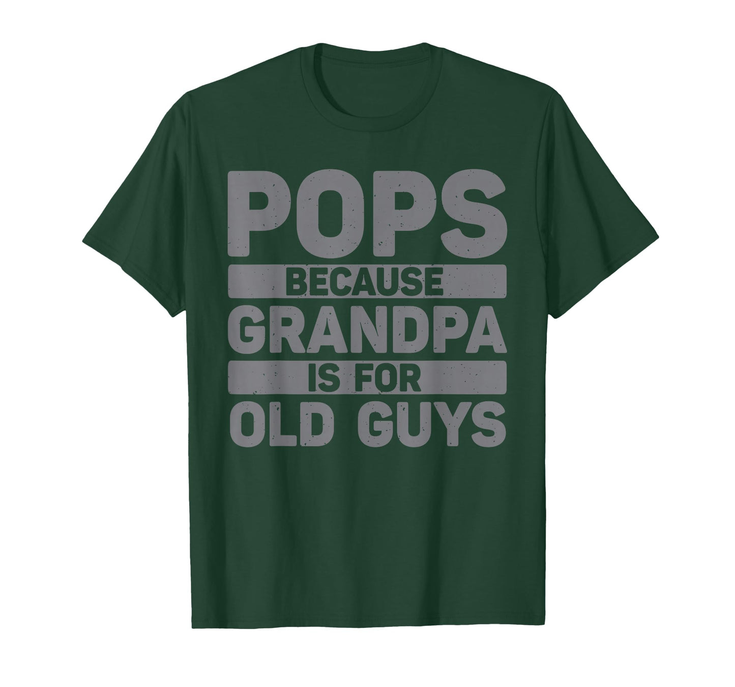Pops Design For Grandpa From Grandkids Father's Day Pops T-Shirt