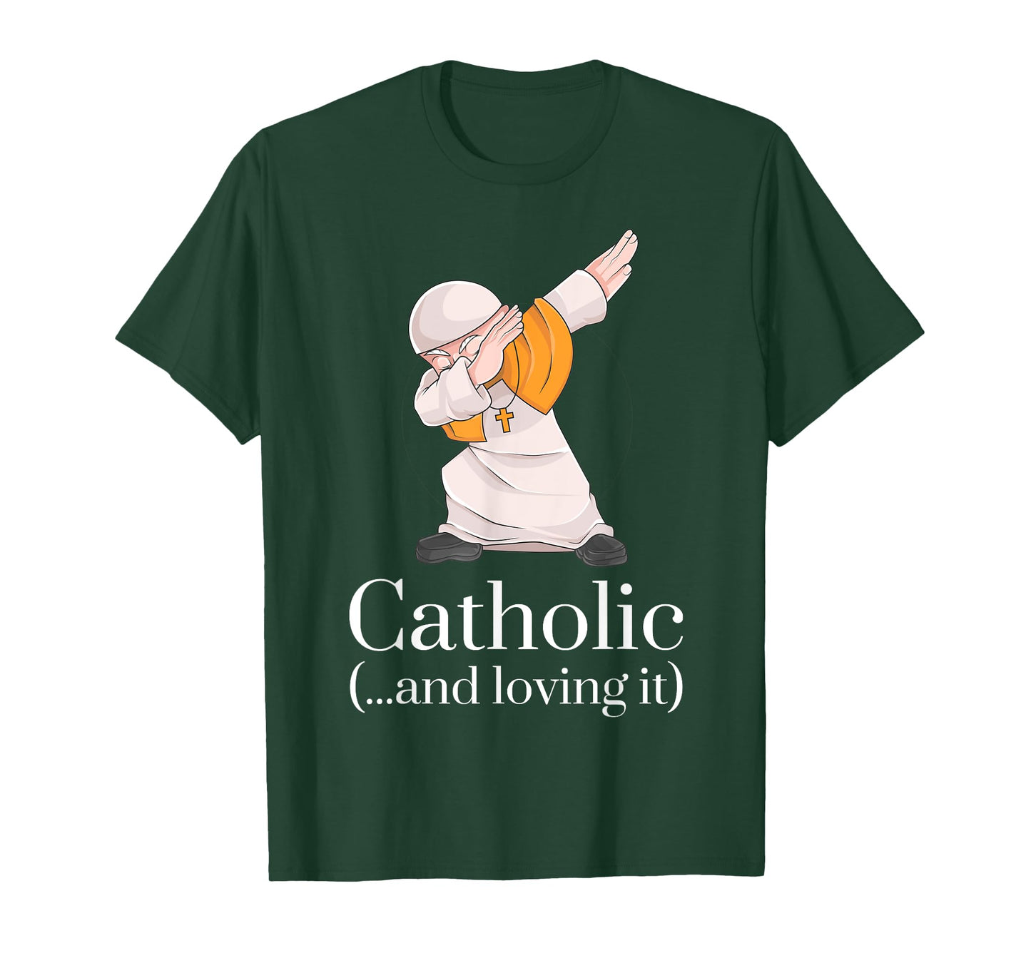 Catholic Gifts Tshirt - Funny Pope Dabbing Shirt T-Shirt