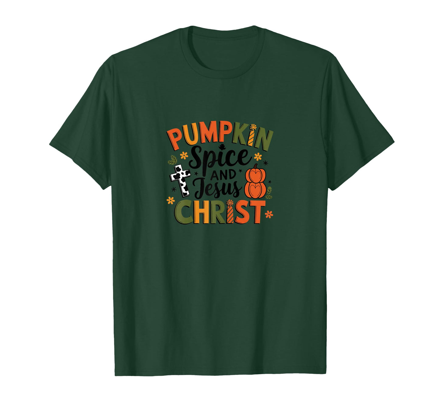 Pumpkin Spice and Jesus Christ T-Shirt