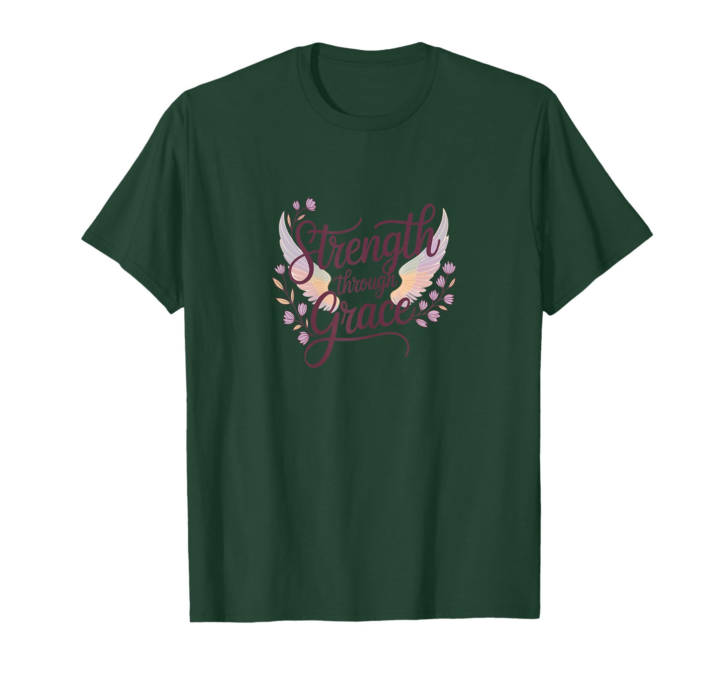 Strength Through Grace Shirt Motivational and Inspiration T-Shirt