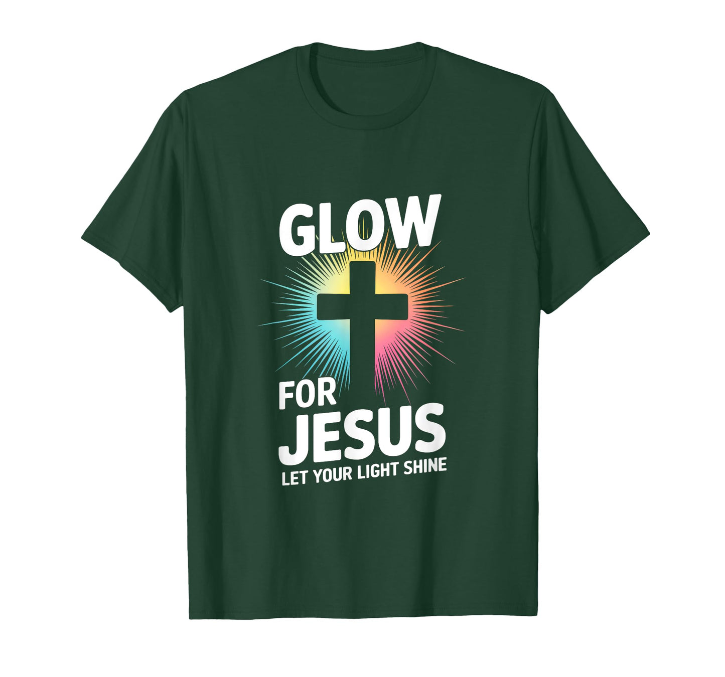 Glow For Jesus Let Your Light Shine T-Shirt
