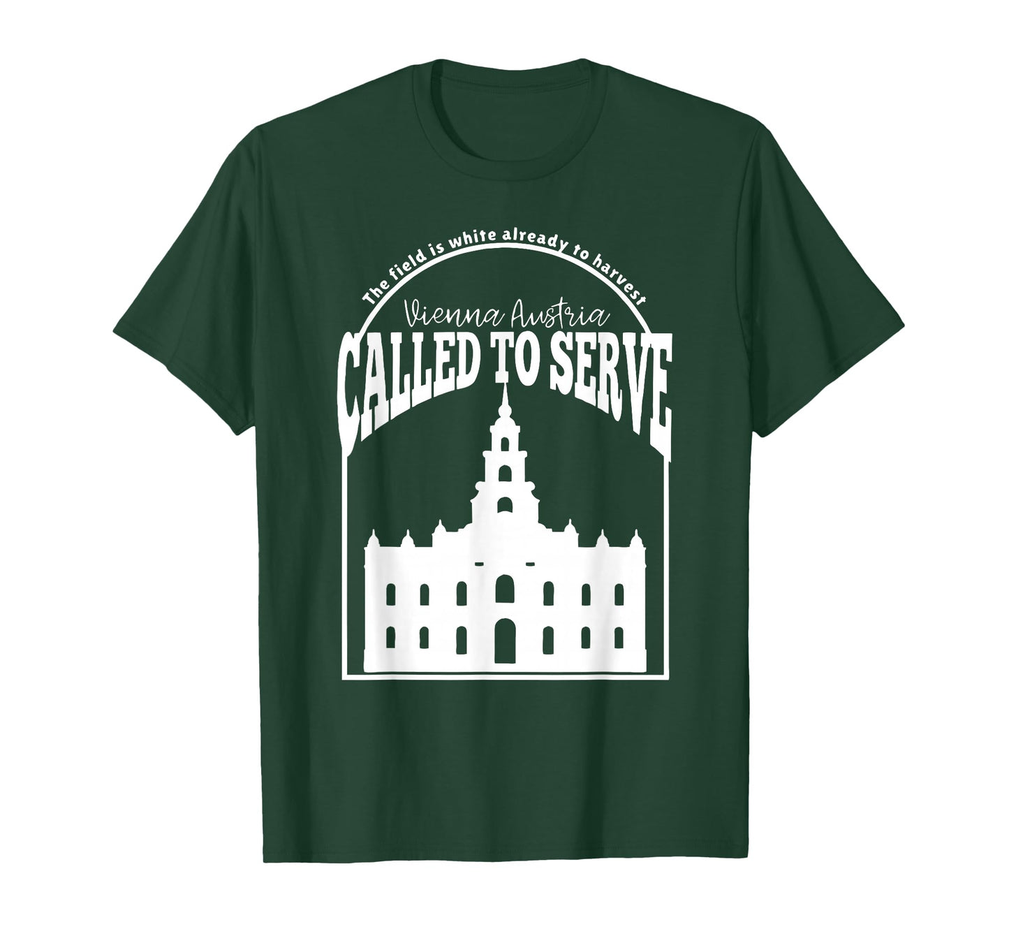 Called to Serve Vienna Austria Temple Silhouette T-Shirt