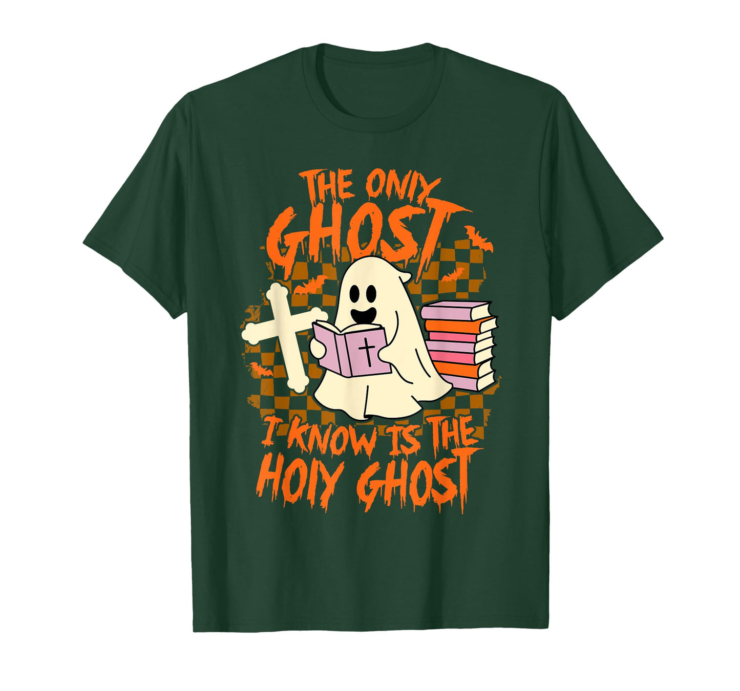 Halloween Christian Faith The Only Ghost I Know Holy Ghost T-Shirt