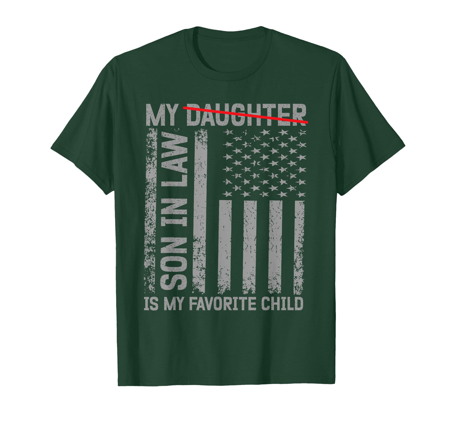 My Daughter In Law Is My Favorite Child Retro Vintage T-Shirt