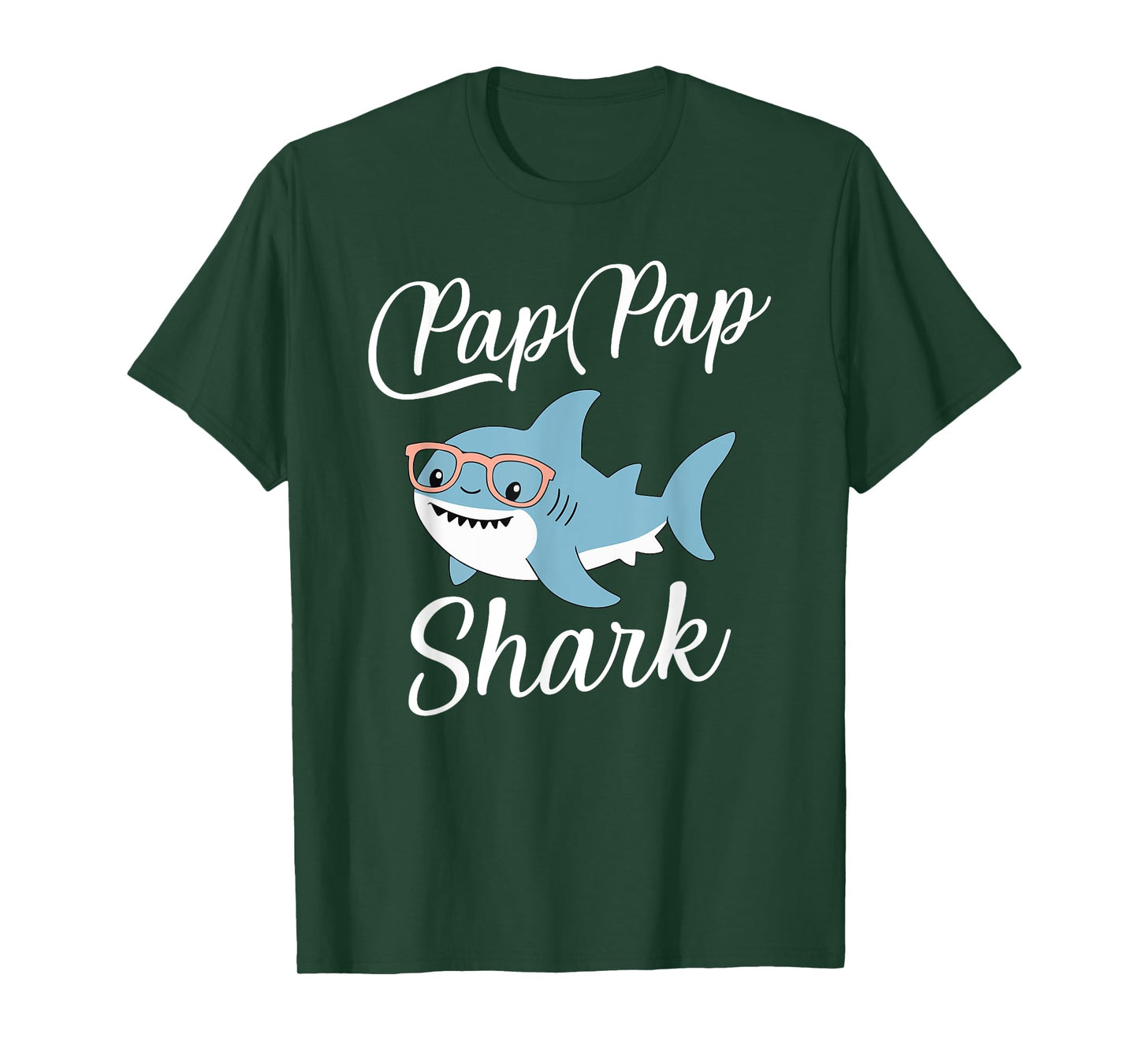Pap-Pap Shark Funny Matching Family Grandpa PapPap T-Shirt