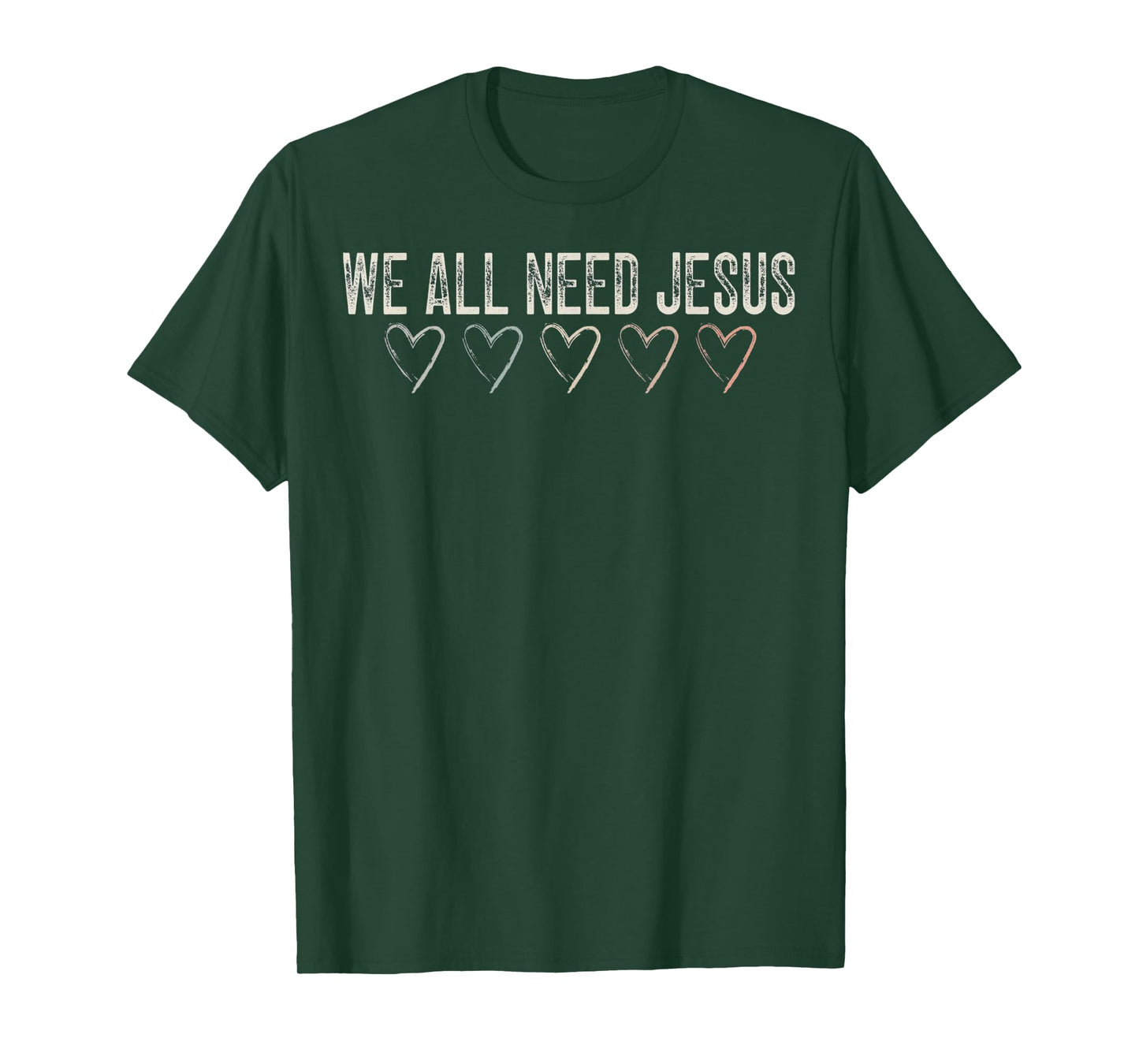 Christian We All Need Jesus Bible Verse Jesus Religious T-Shirt