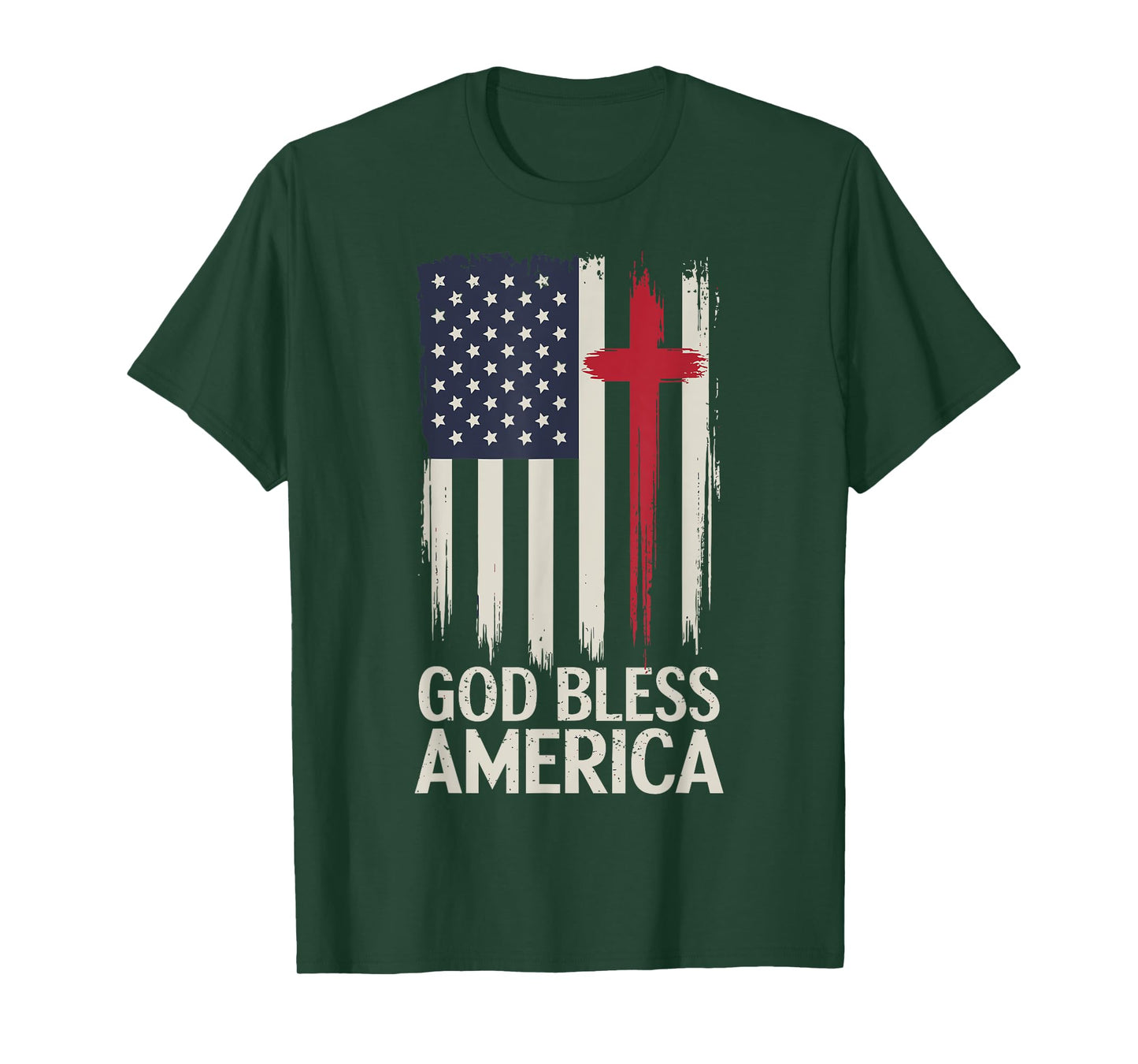 God Bless America Christian Patriot Pride Apparel T-Shirt