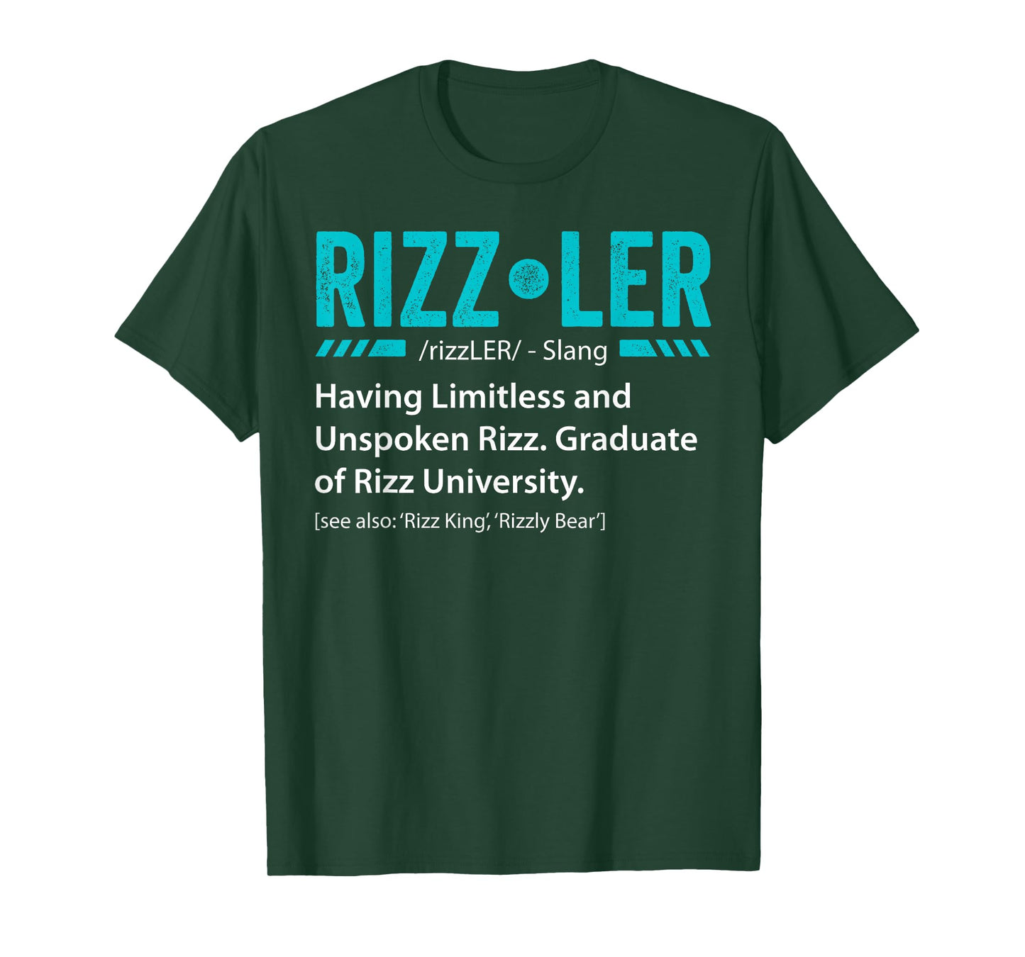 Rizzler Definition Funny Rizz God Meme Rizz King Gift T-Shirt
