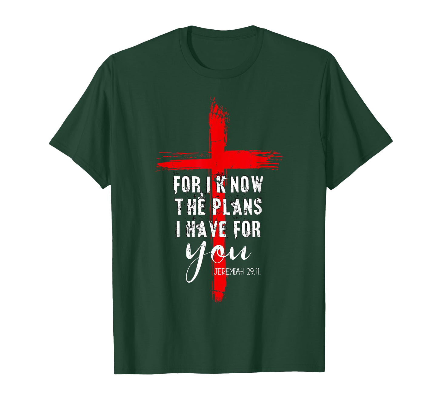 Christian Quote Faith Jeremiah 29.11 T-Shirt