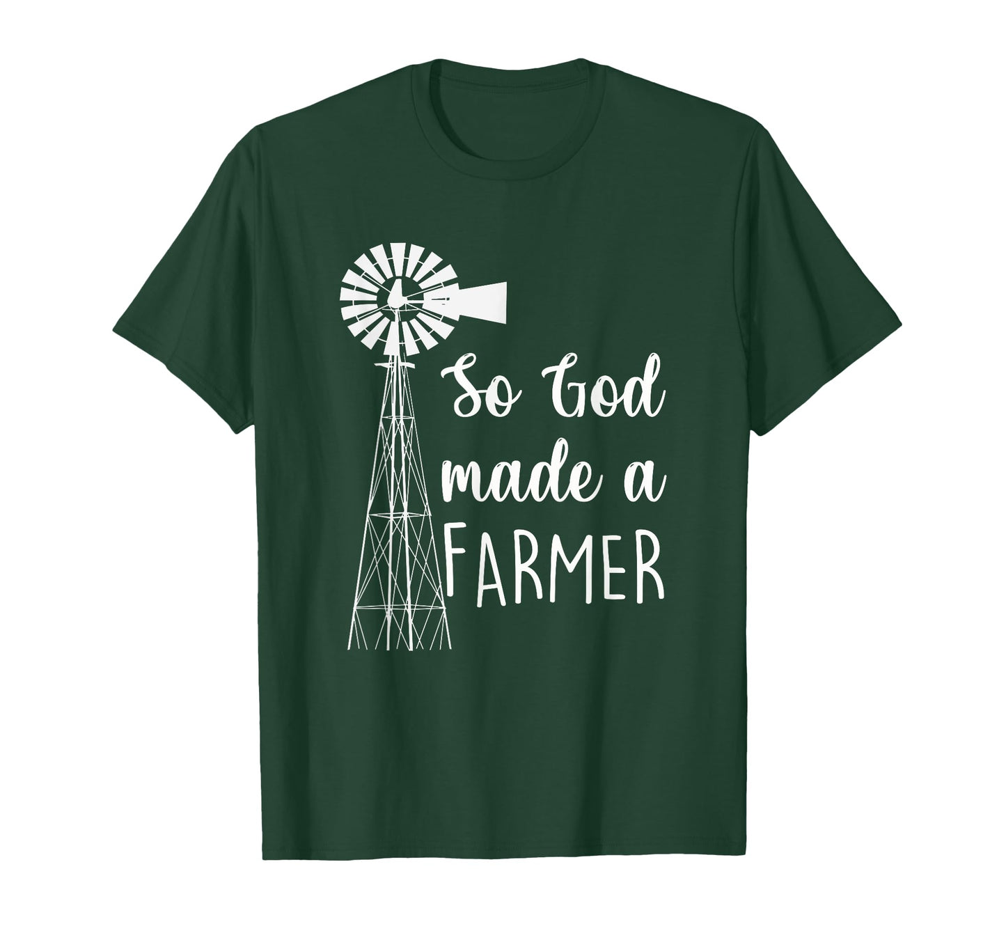 So God Made A Farmer Farmlife Country Proud Farmer Gift T-Shirt