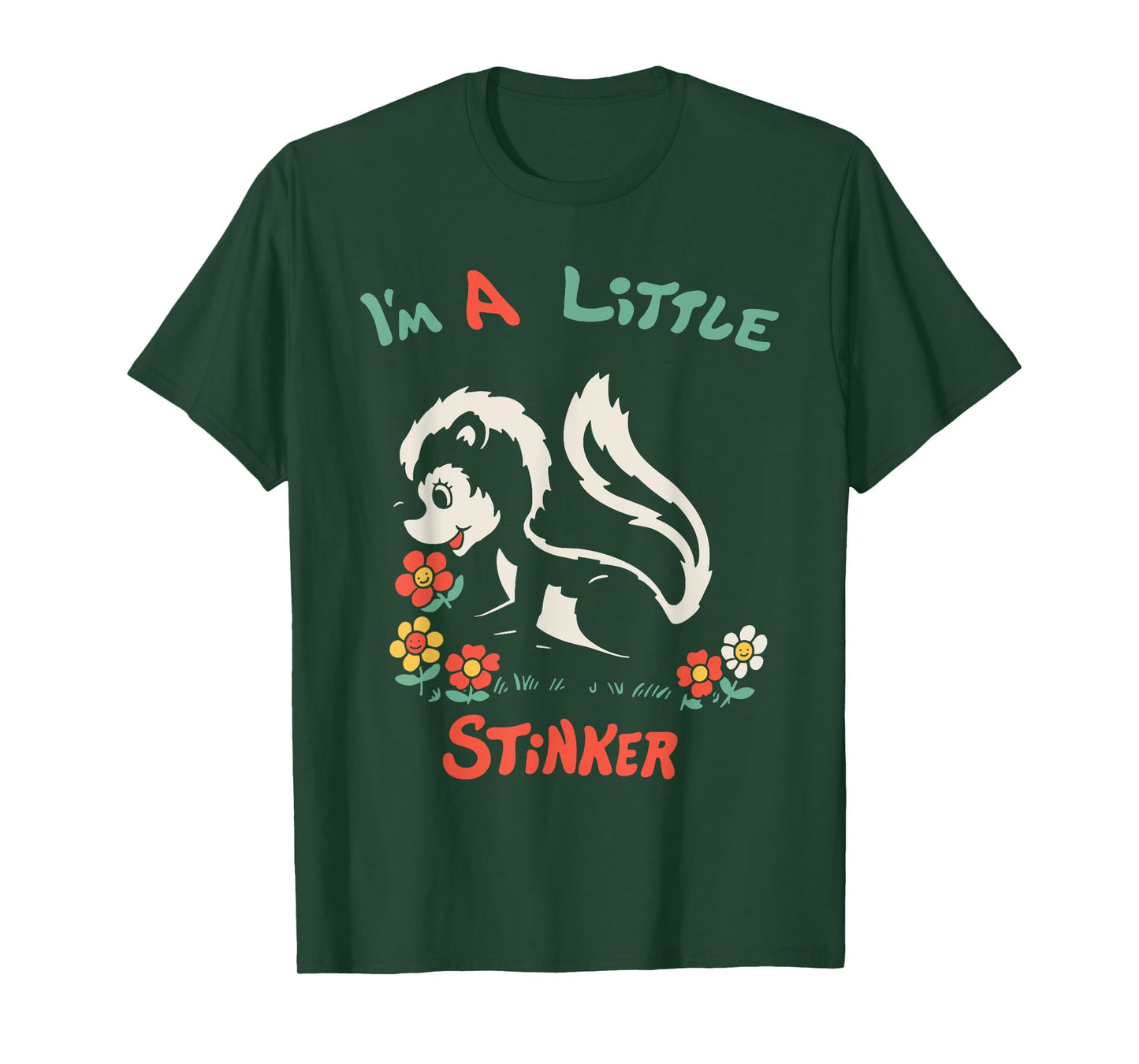 I'm A Little Stinker Funny Skunk T-Shirt