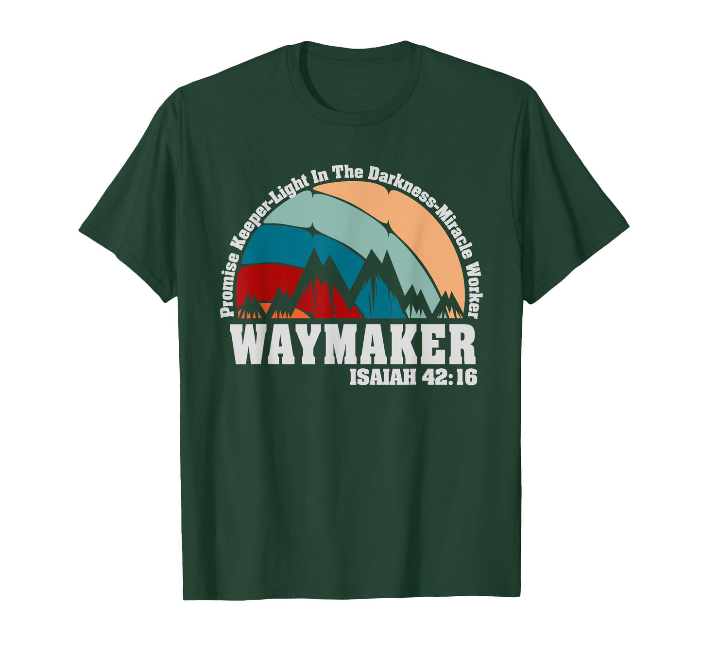 Waymaker Vintage Promise Keeper Miracle Worker Christian T-Shirt