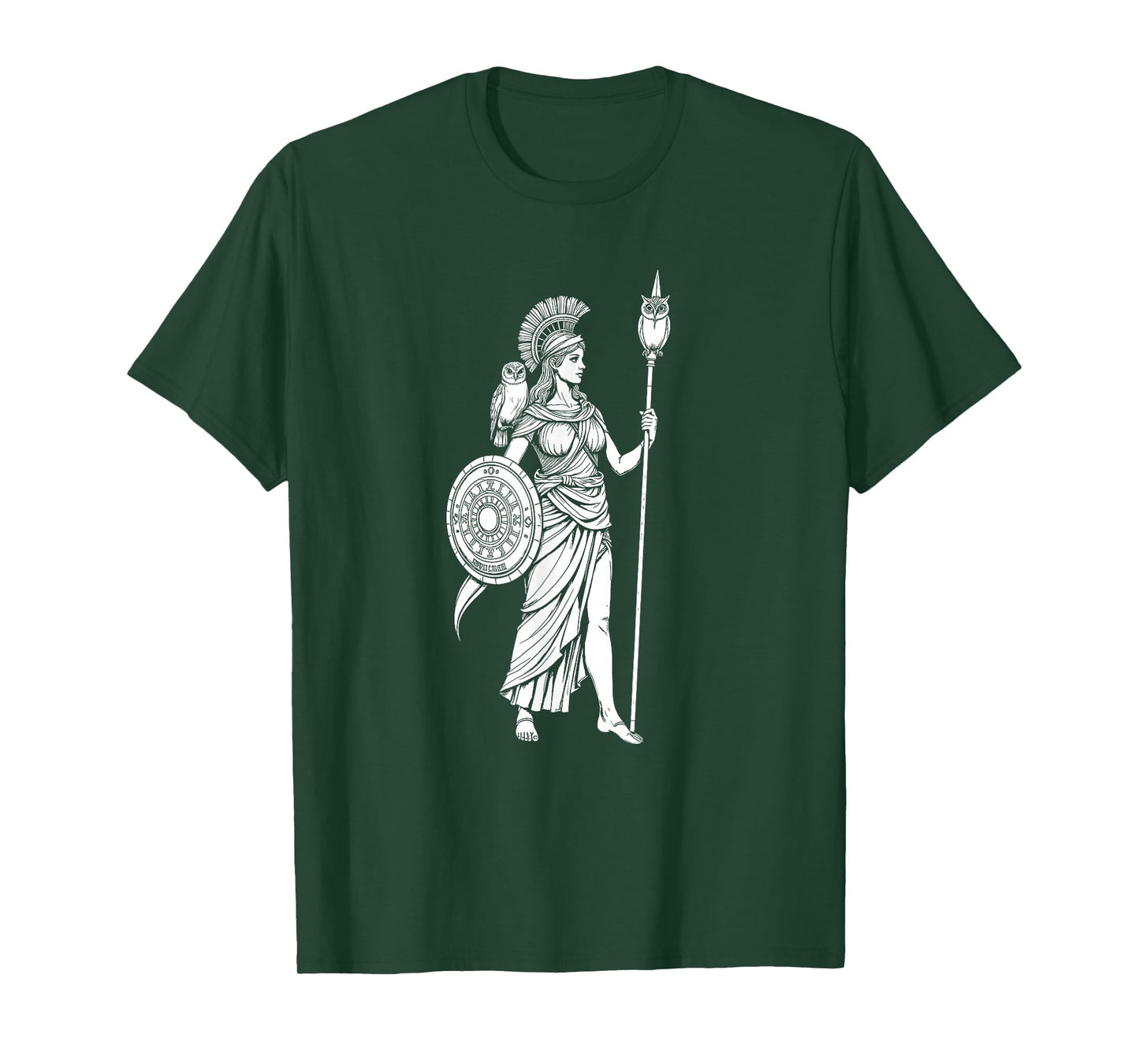 Athena Greek Mythology Design For Women T-Shirt