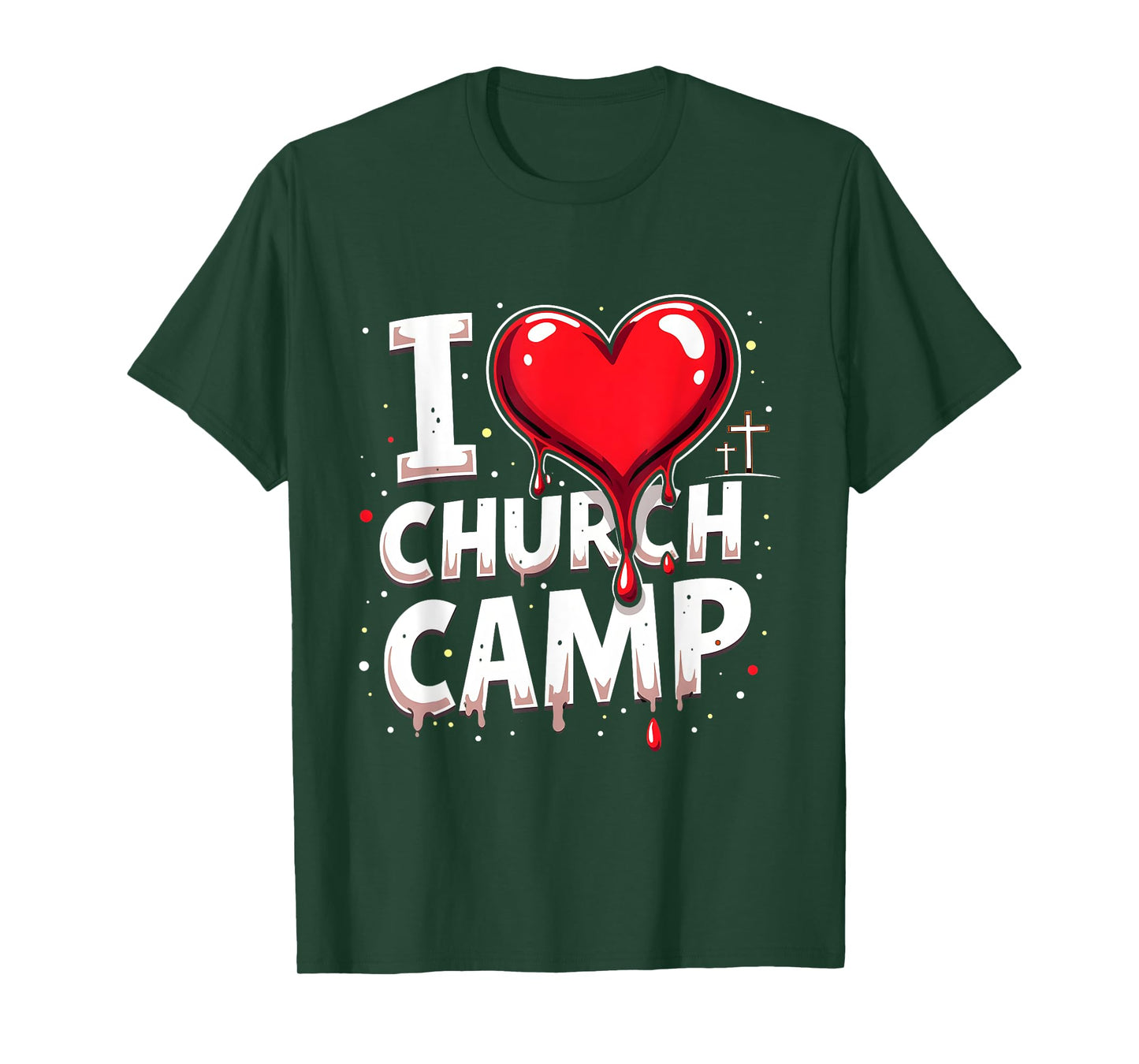 VBS Vacation Bible School I Love Church Camp Jesus VBS Crew T-Shirt