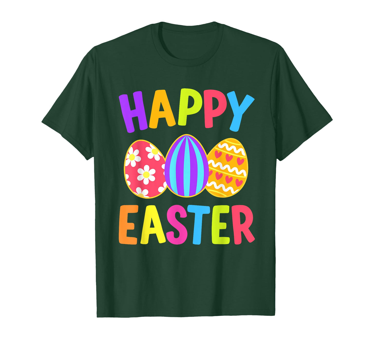 Happy easter day with colored eggs T-Shirt