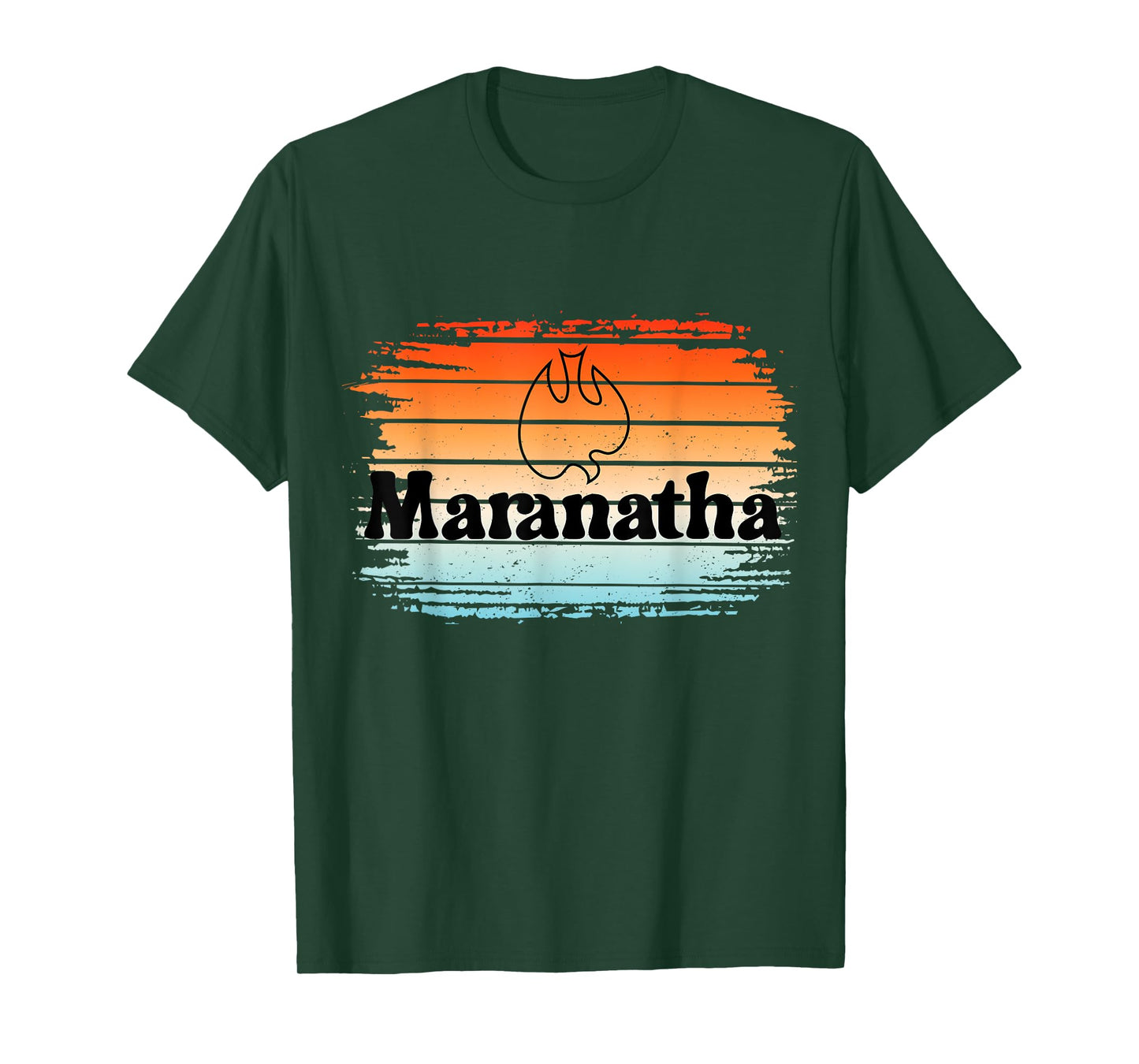 Maranatha Retro Dove Christian Revolution Jesus People T-Shirt