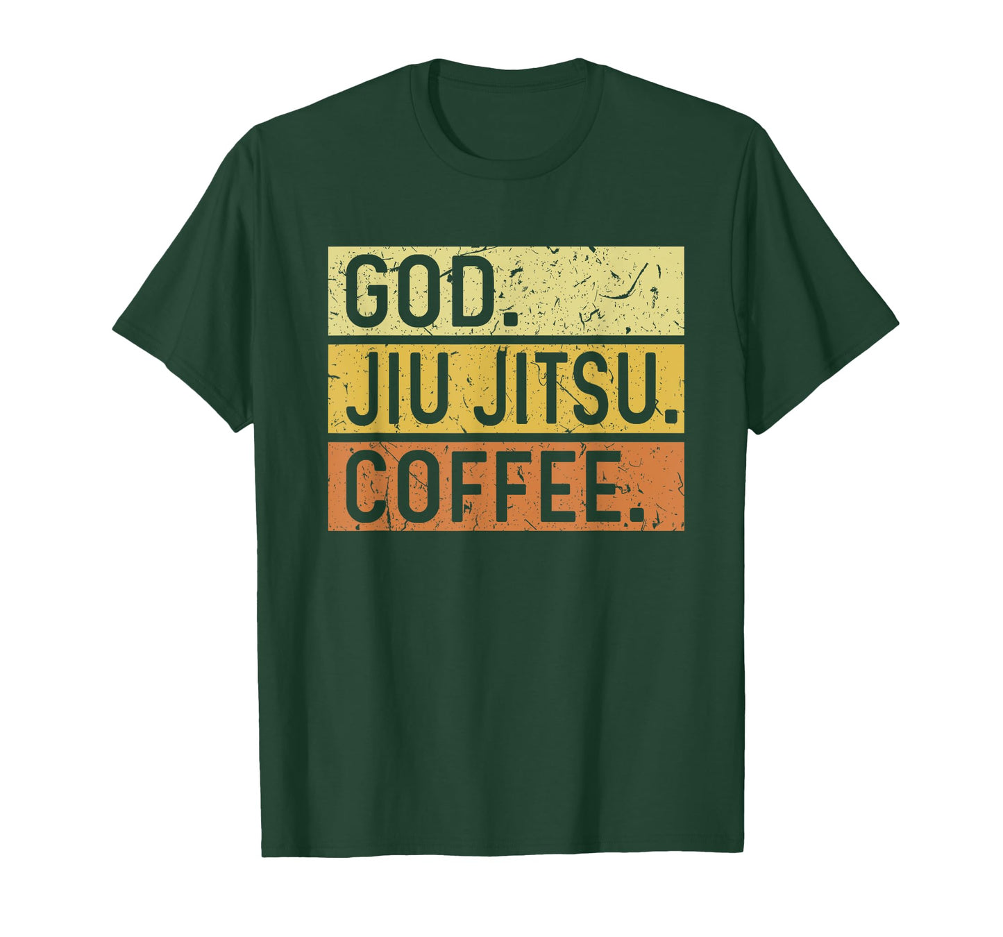 God Jiu Jitsu Coffee Jesus Brazilian Martial Arts T-Shirt