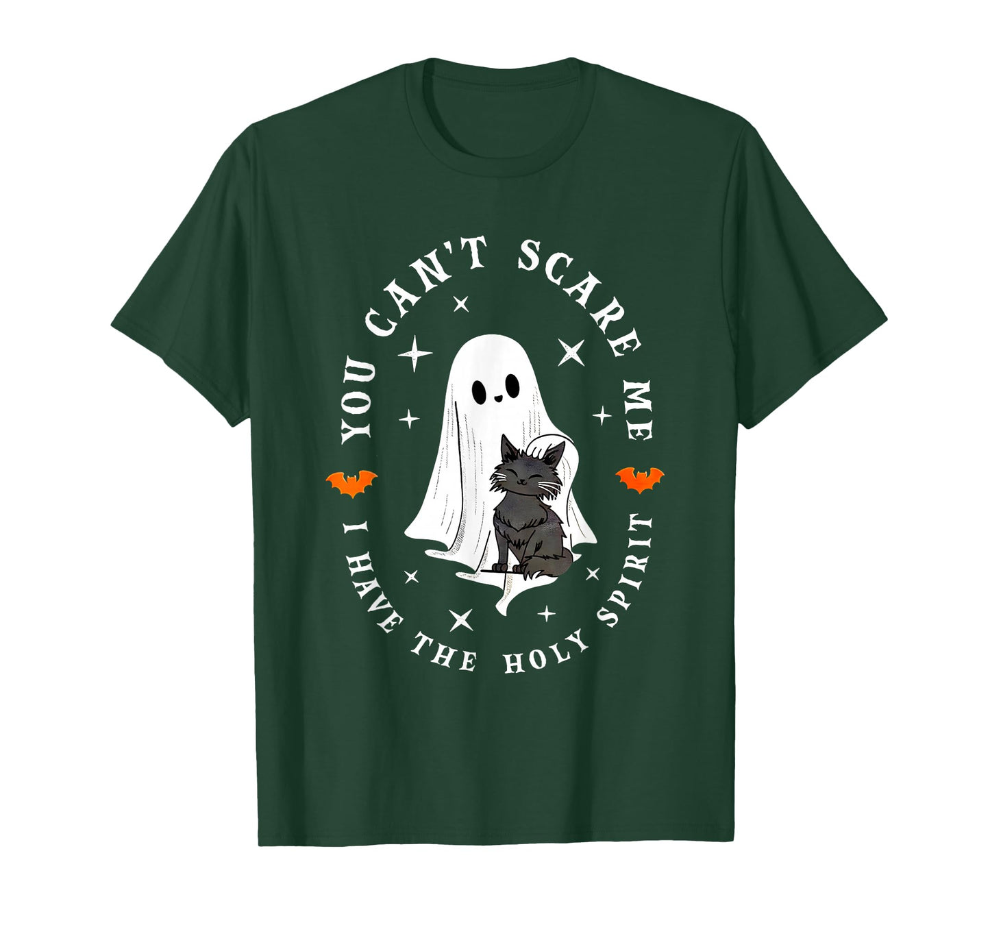 You Can’t Scare Me I Have The Holy Spirit Ghost Art T-Shirt