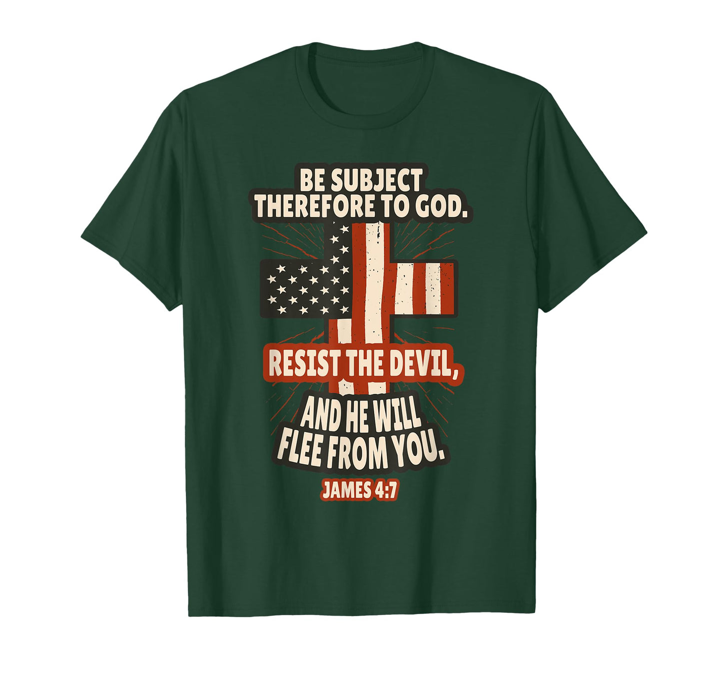 James 4:7 Bible Verses Scripture T-Shirt
