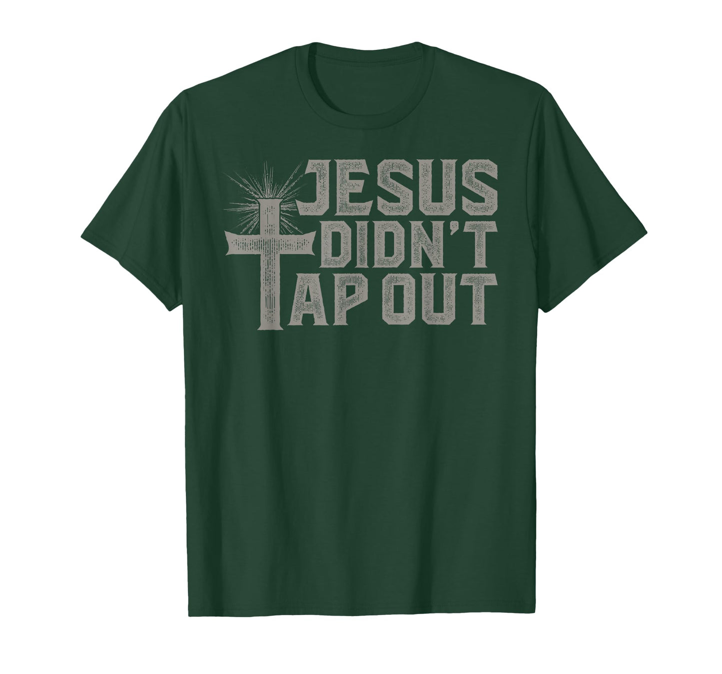 Jiu Jitsu Jesus Faith Christian Jesus Didn'T Tap Out T-Shirt