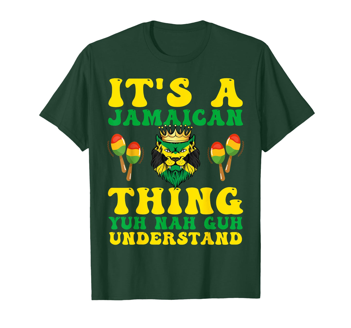 It's A Jamaican Thing Yuh Nah Guh Understand Funny Jamaica T-Shirt