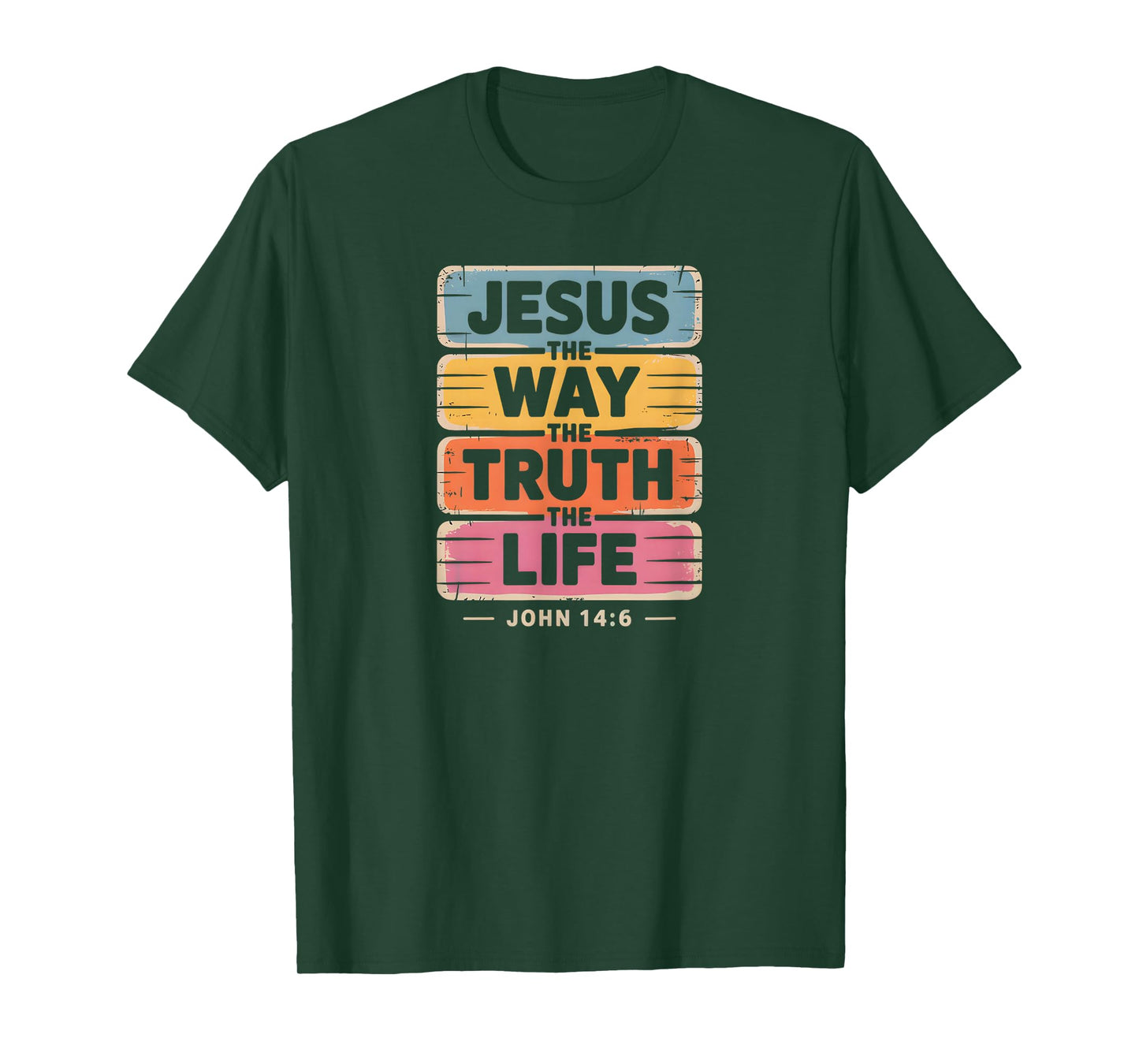 JesusThe Way, Truth,Life John 14:6 Christian T-Shirt