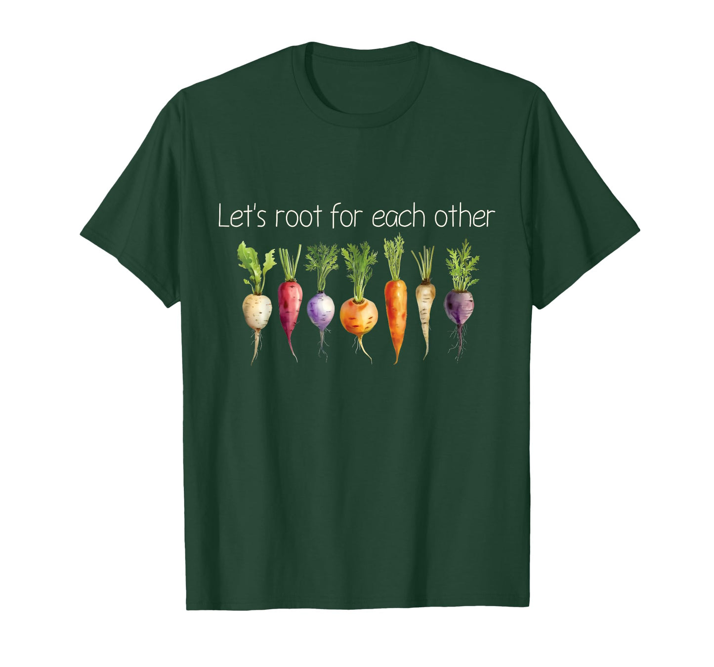 Inspirational Root Vegetables - Motivational Design T-Shirt