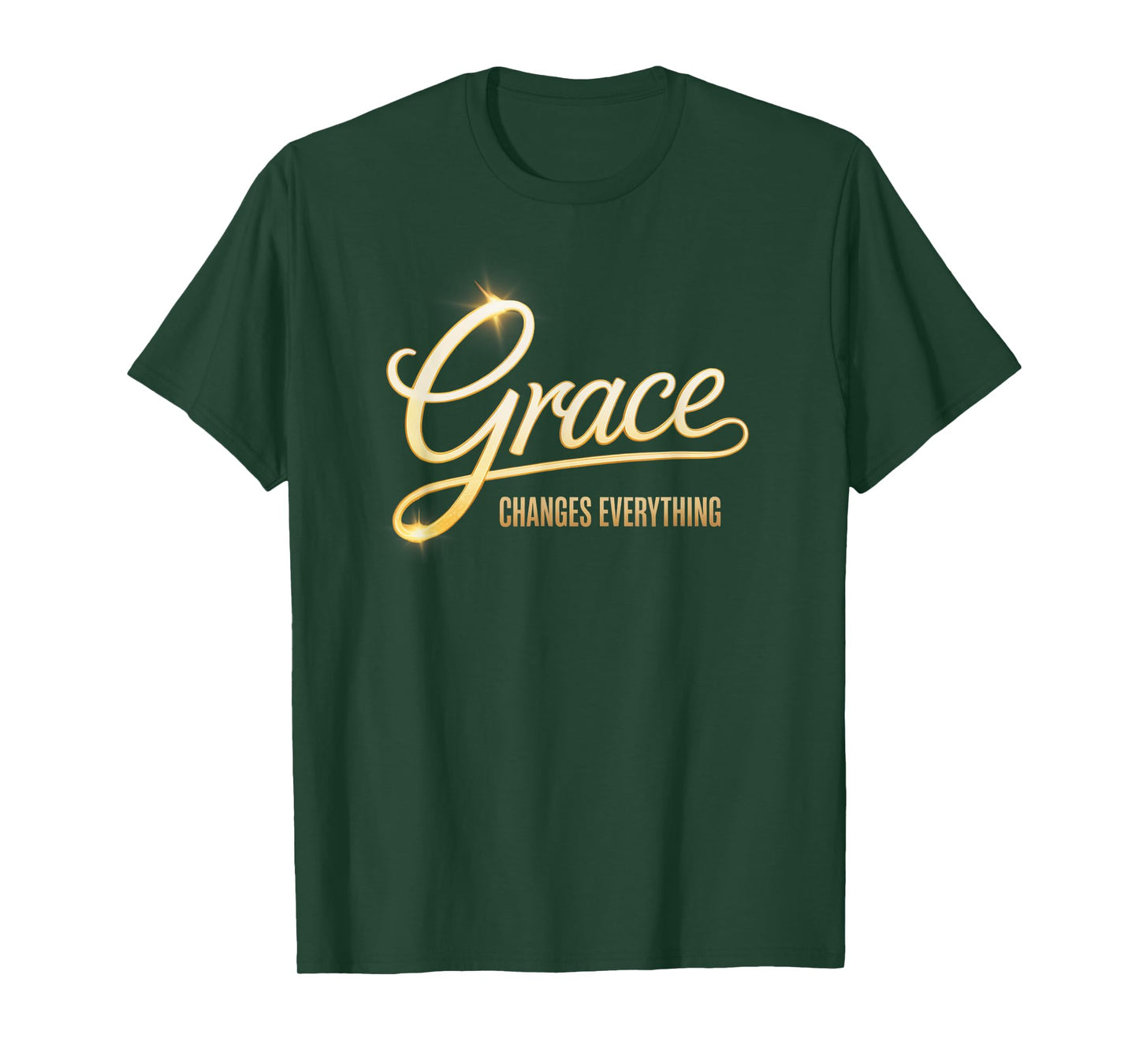 Grace Changes Everything Christian Faith Design T-Shirt