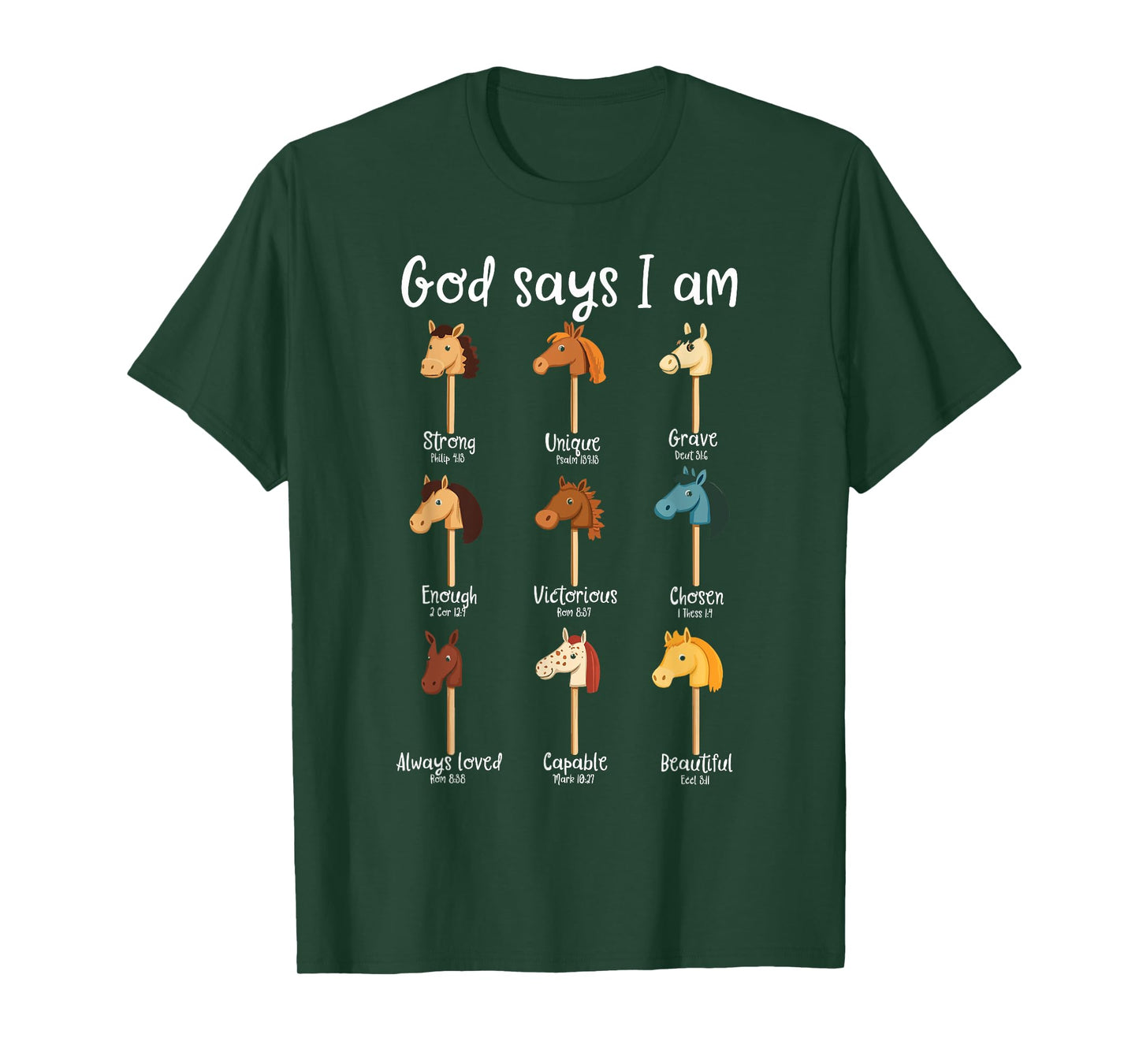 Funny Hobby Horsing Cute Hobby Horse for Girls God Saying T-Shirt