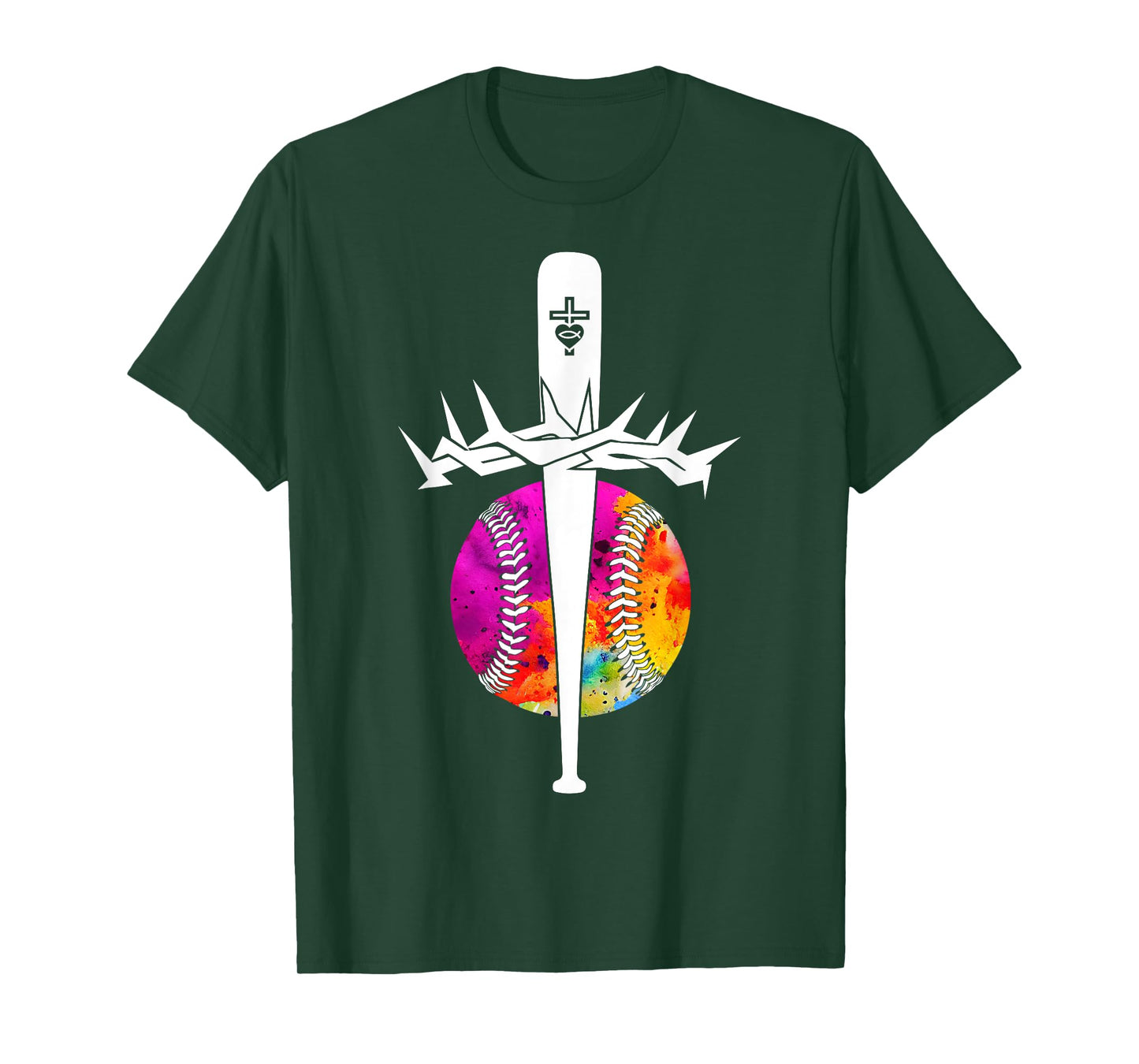Religious Jesus Baseball Christian GOD Baseball T-Shirt