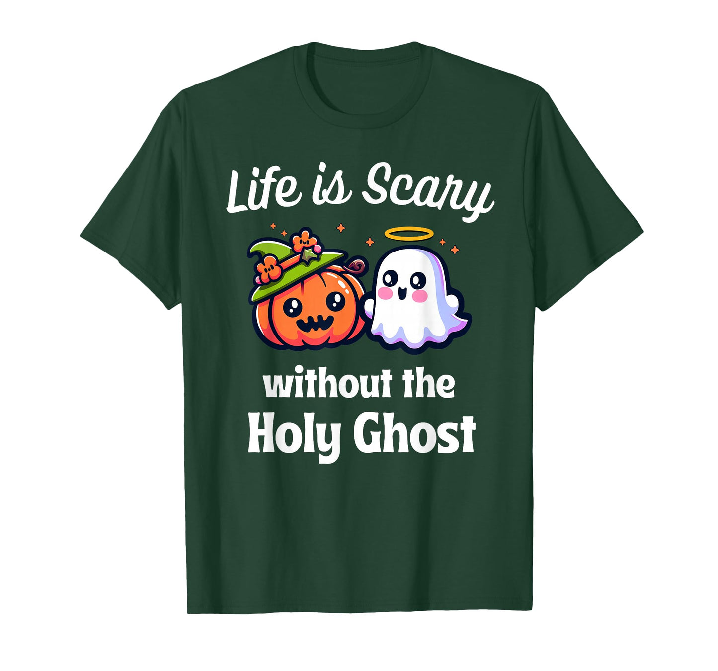 Funny Holy Ghost Christian Halloween Jesus Costume Kids Mom T-Shirt