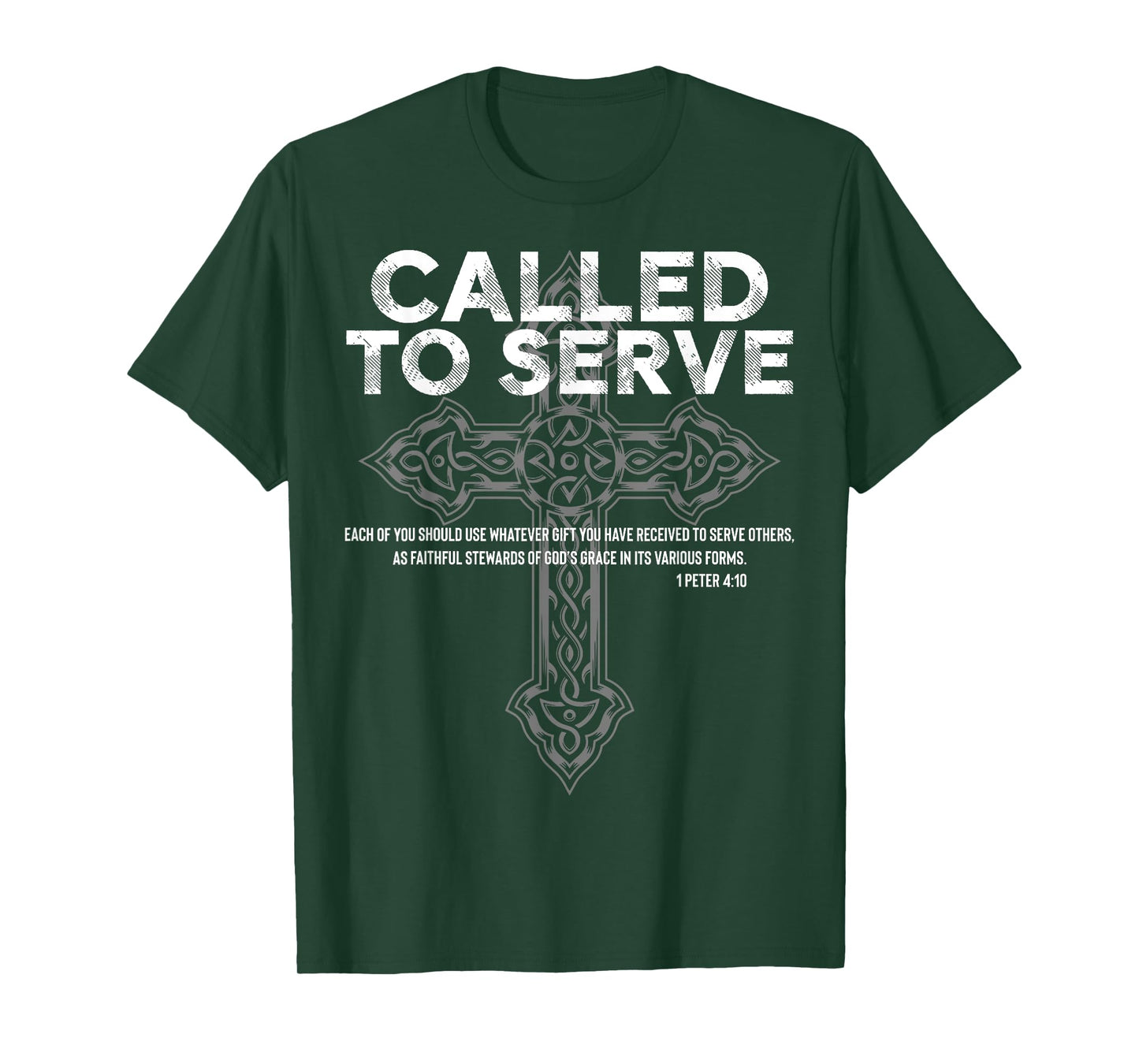 Christian Faith Go Spread The Gospel Called To Serve T-Shirt