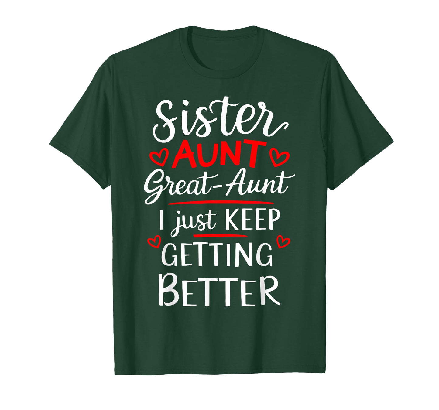 Mother's Day Grandkids Sister Aunt Great Aunt T-Shirt