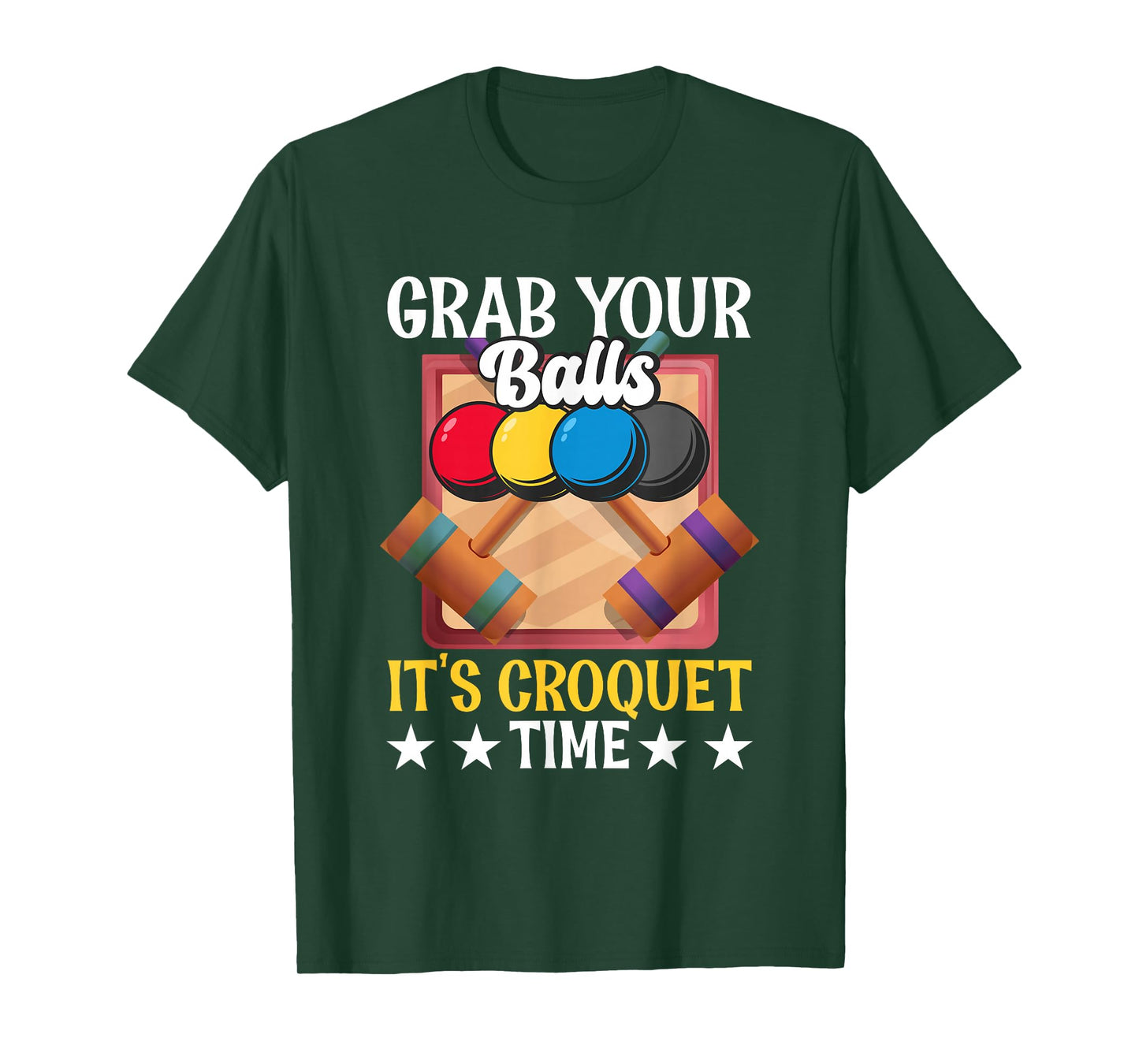 Funny Croquet Quote Mallet Sport Enthusiast Playing Croquet T-Shirt