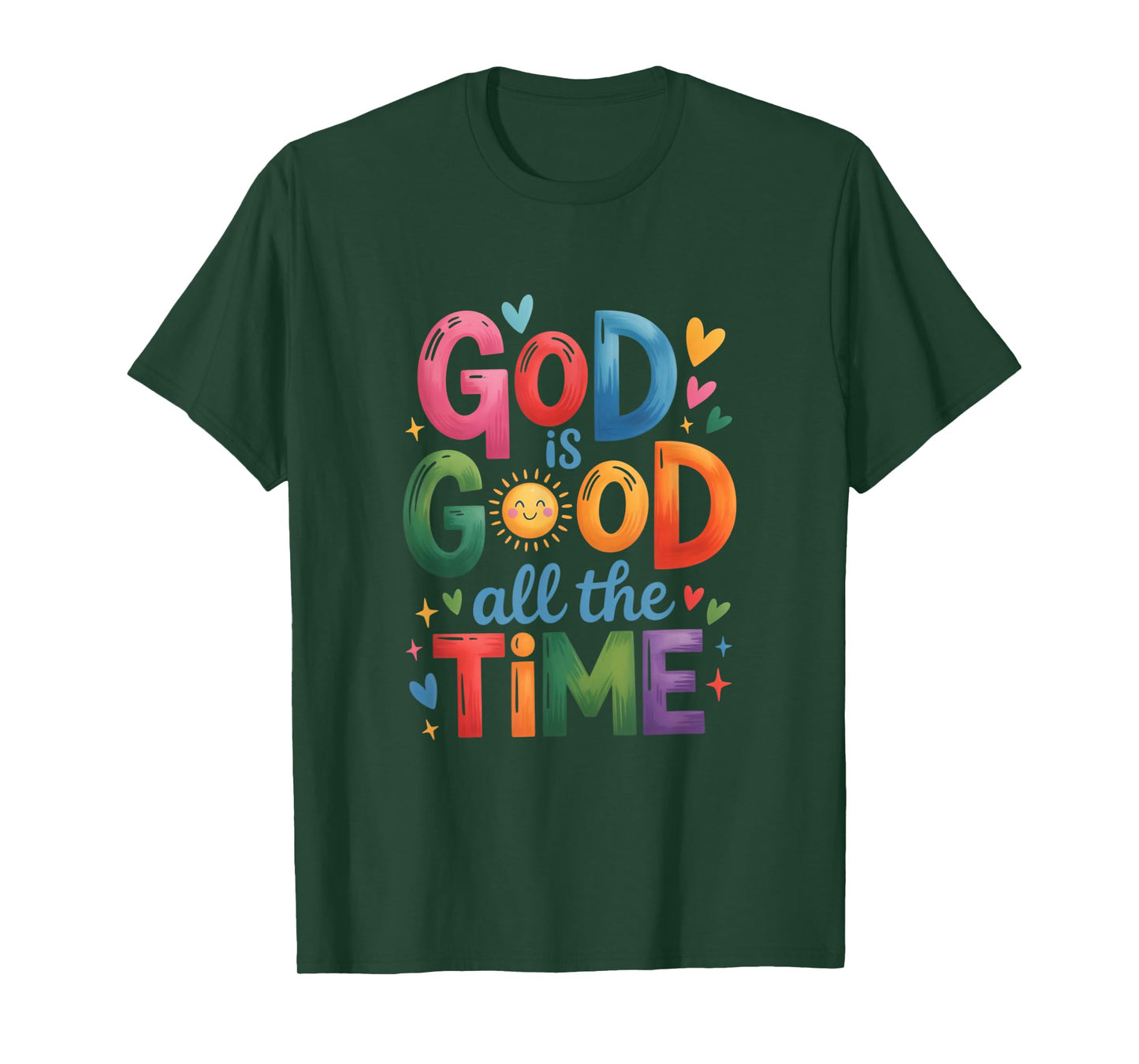 God is Good All The Time Jesus Christ Christian Gift T-Shirt
