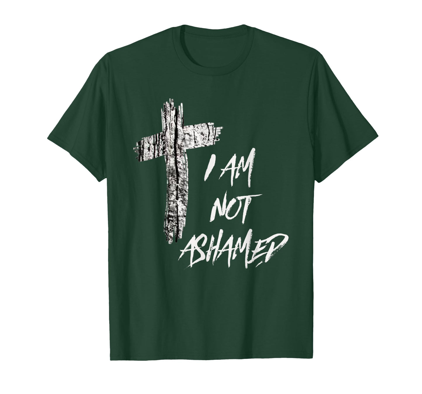 Vintage I Am Not Ashamed Cross Christian Collection T-Shirt