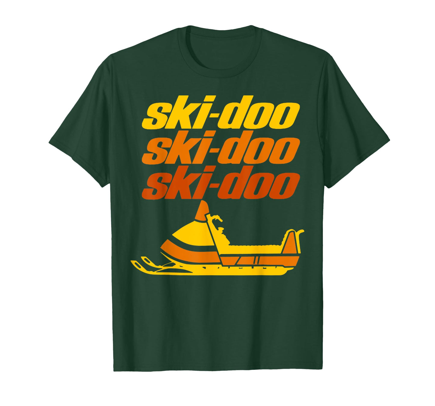 Retro Sport Quote Ski Doo Vintage Snowmobiles Funny Winter T-Shirt