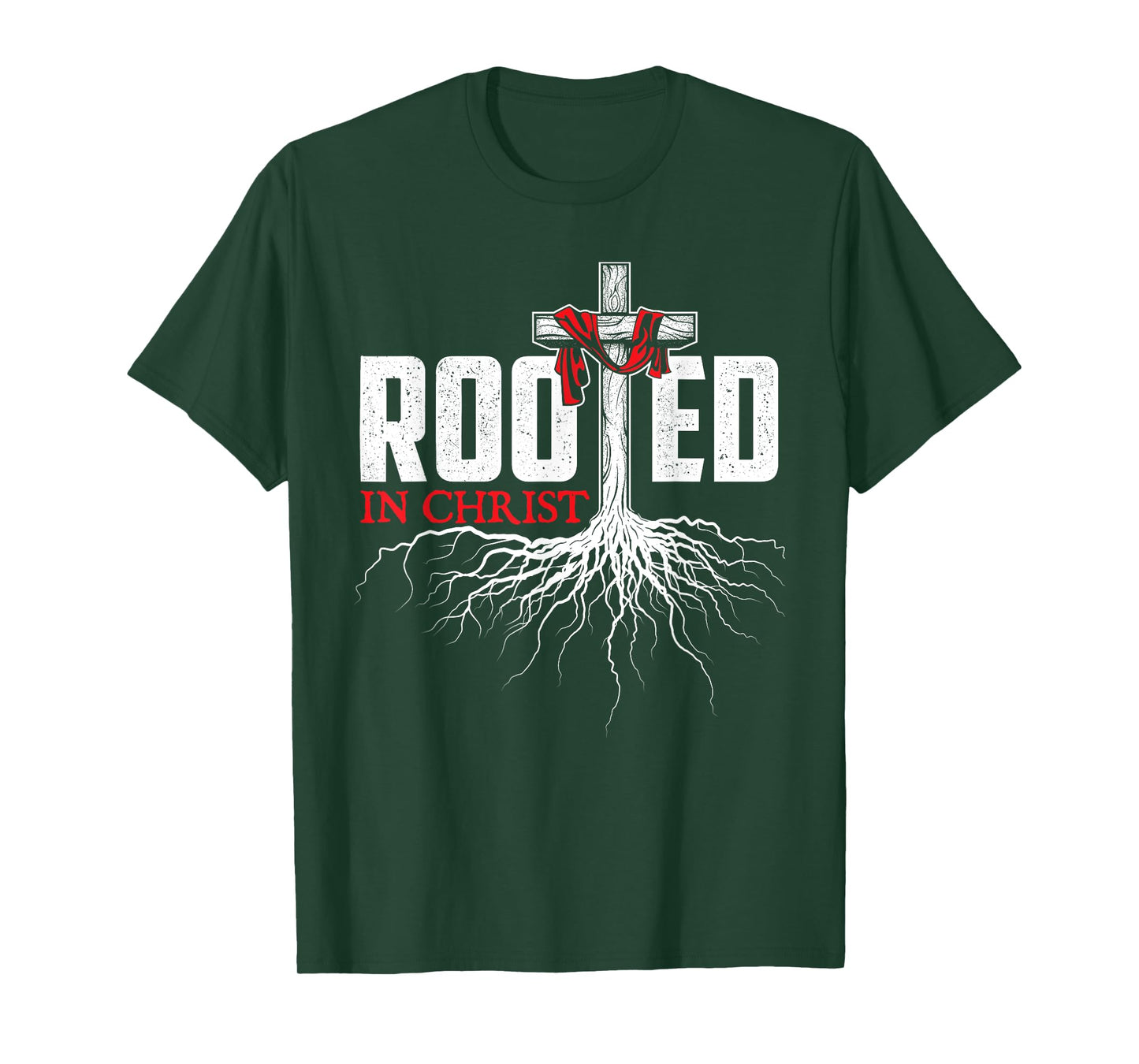Rooted In Christ - Christian Faith Religious Jesus Christ T-Shirt