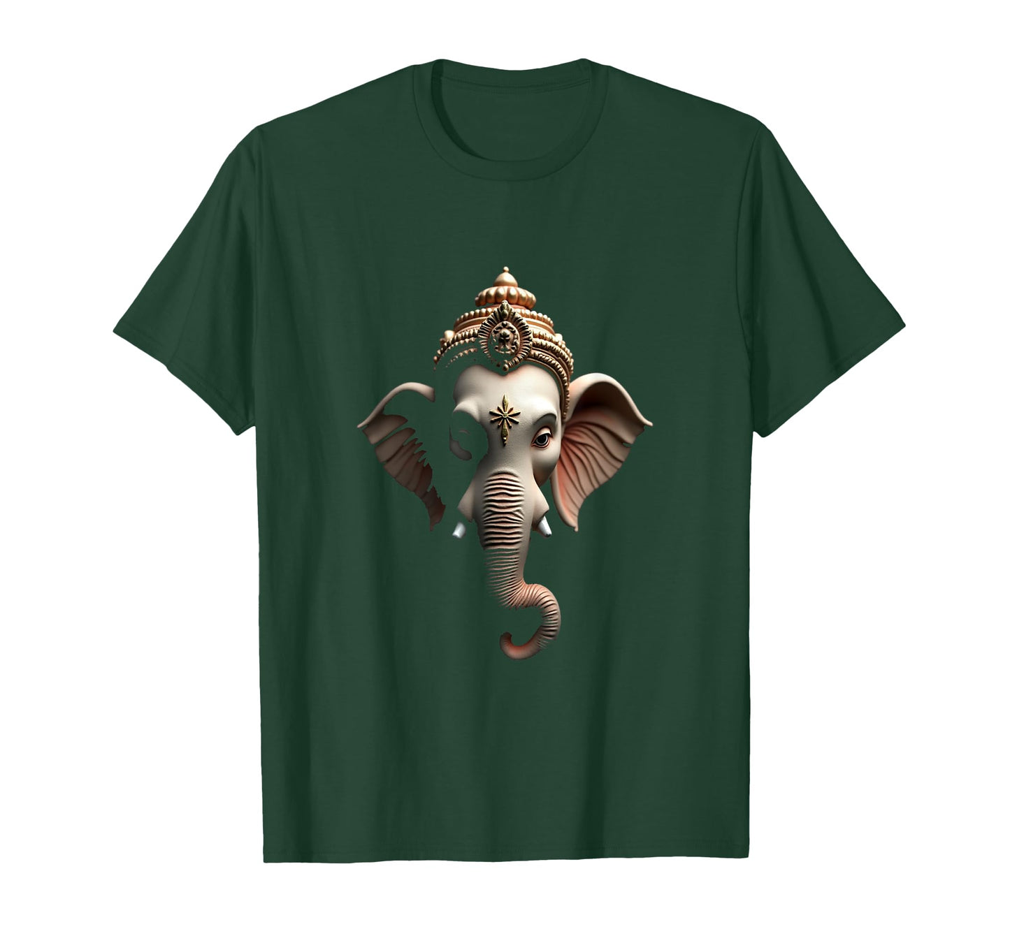 Ganesha Head Hindu God Art T-Shirt
