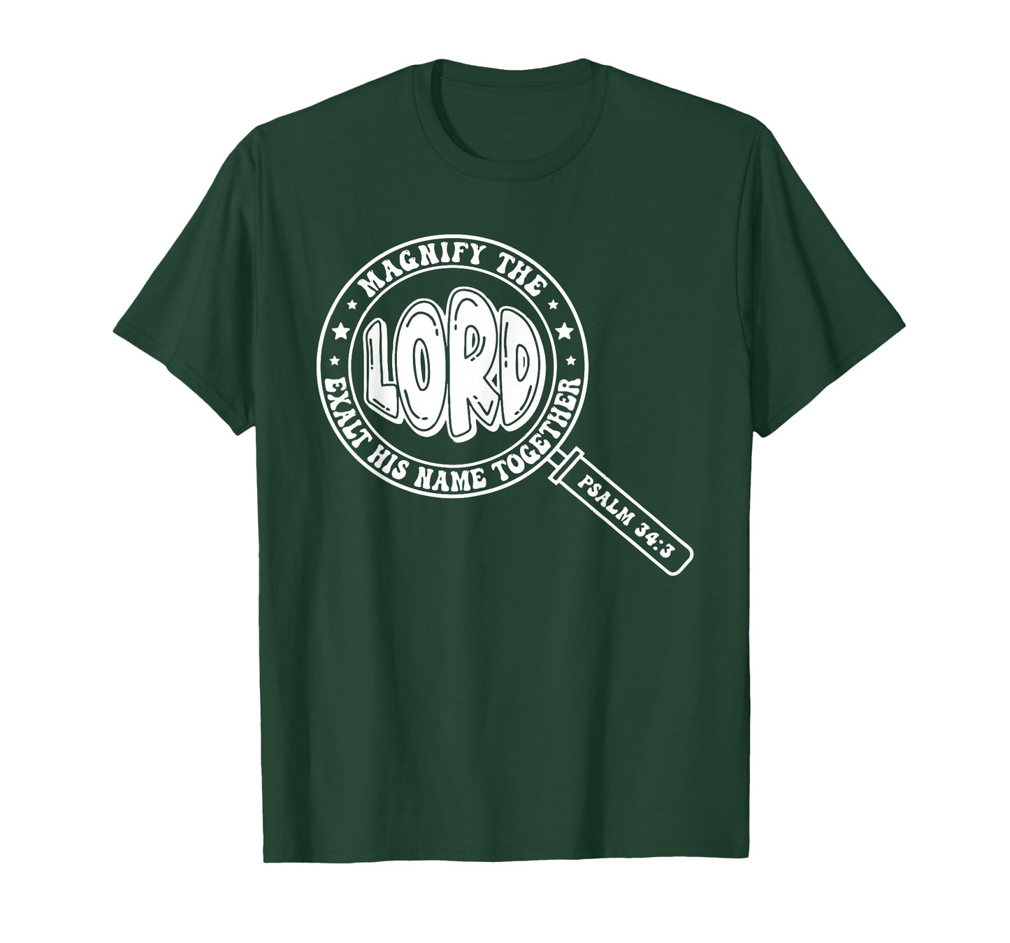 Magnify The Lord Bible Verse Magnified VBS 2025 Summer Camp T-Shirt