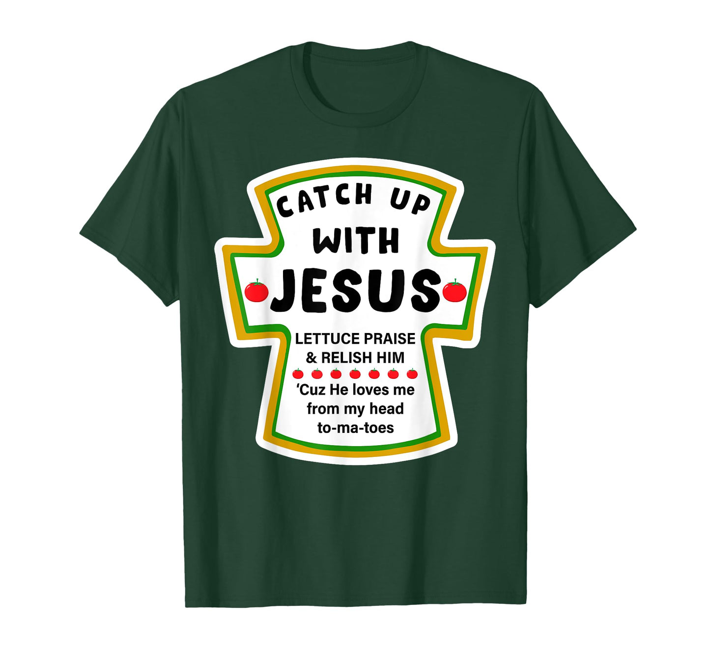 Catchup With Jesus Funny Christian Jesus Christmas Gift T-Shirt