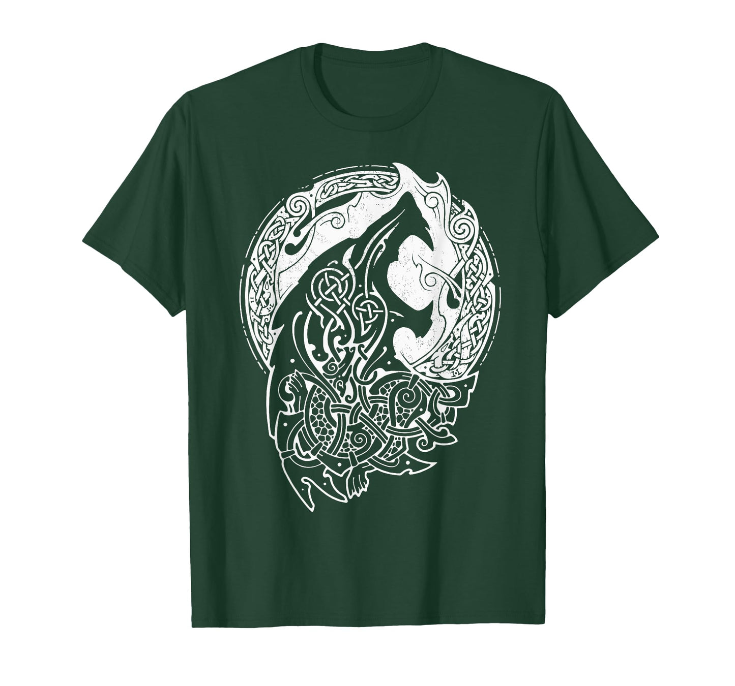 Wolf Celtic Proud Viking Warrior Nordic Mythology T-Shirt