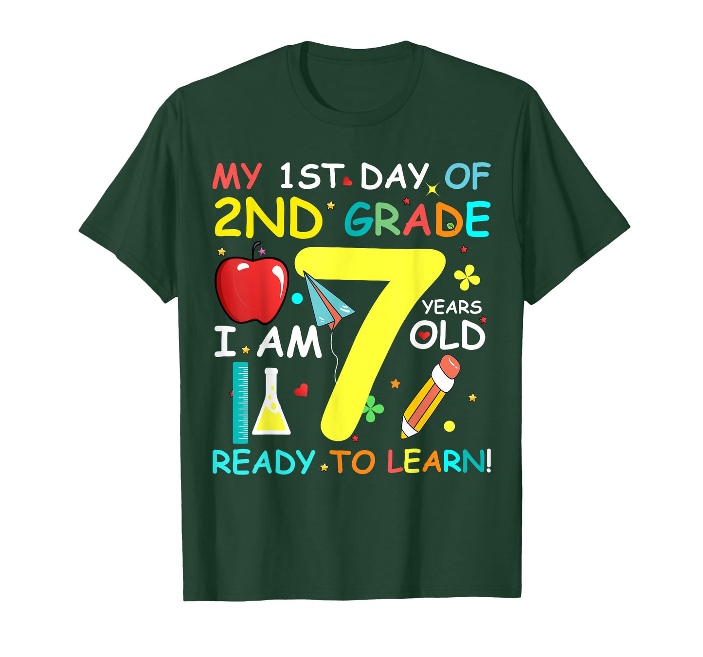 Back To School 2nd Grade Boys Girls First Day Of School T-Shirt