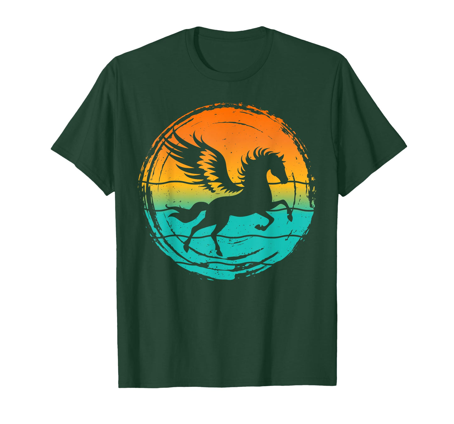 Greek Mythology Pegasus Wings Horse Stallion Vintage T-Shirt