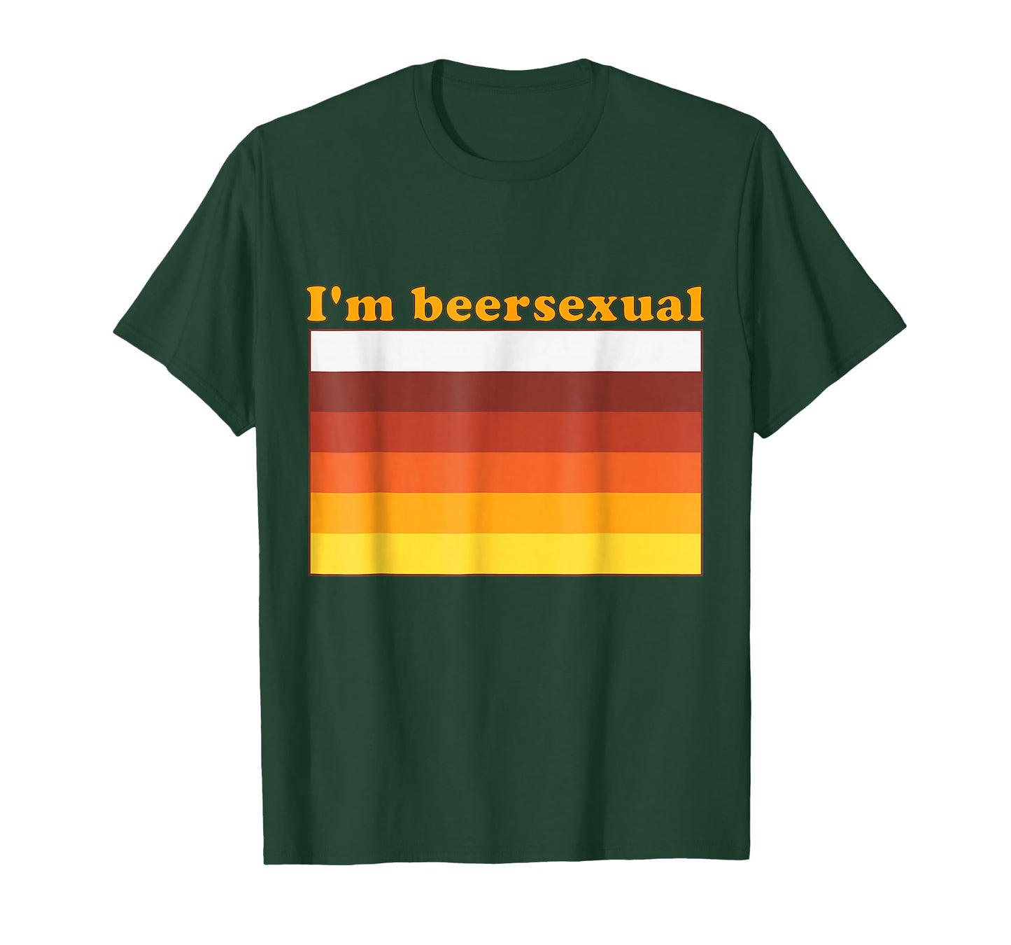 I'm Beersexual Beer Drinking LGBTQ Pride Design T-Shirt